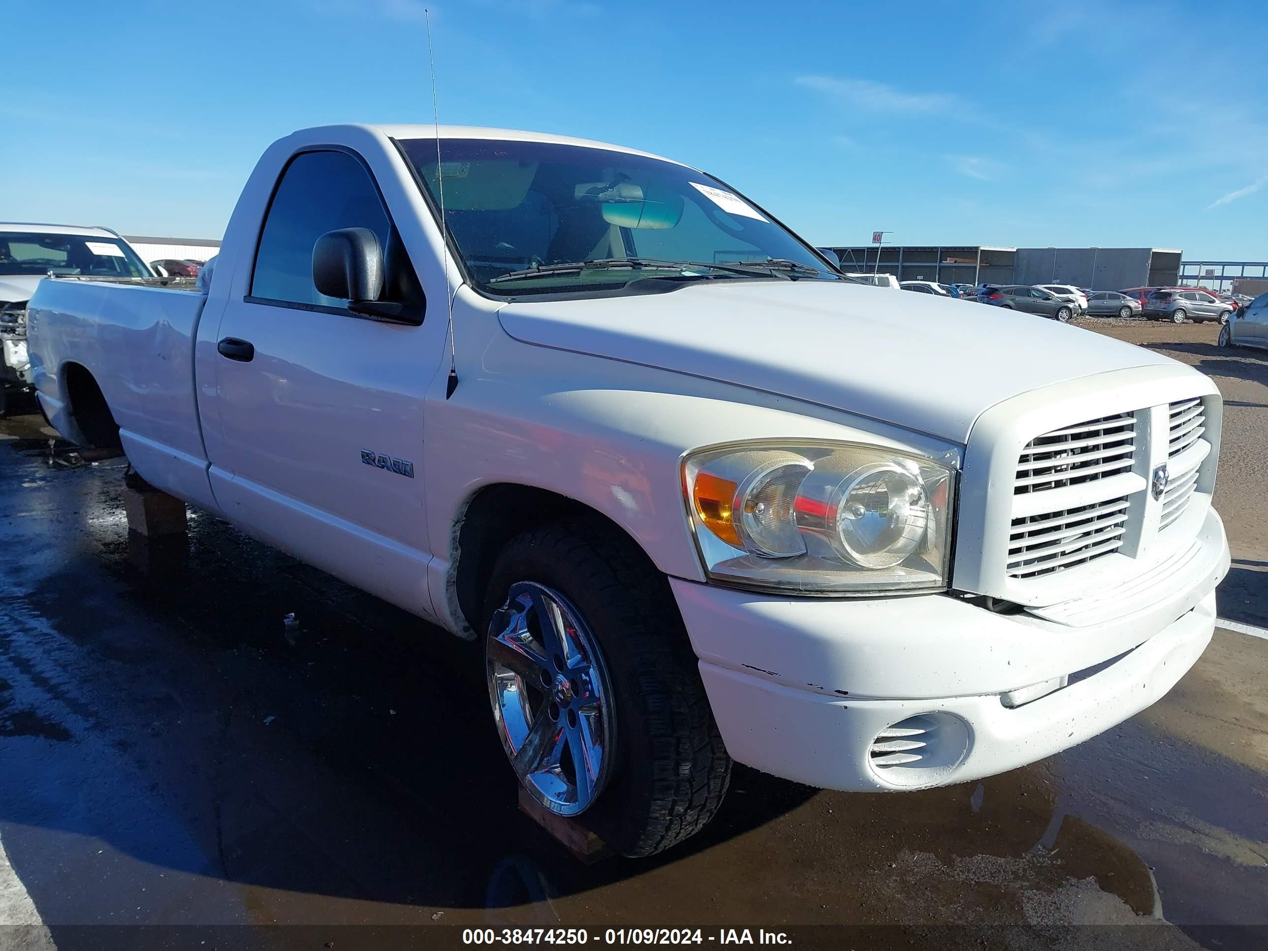 DODGE RAM 2008 1d7ha16k68j177730