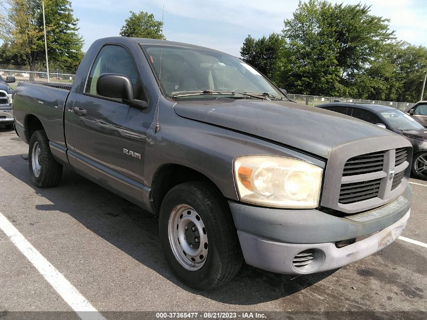 DODGE RAM 2008 1d7ha16k78j209357