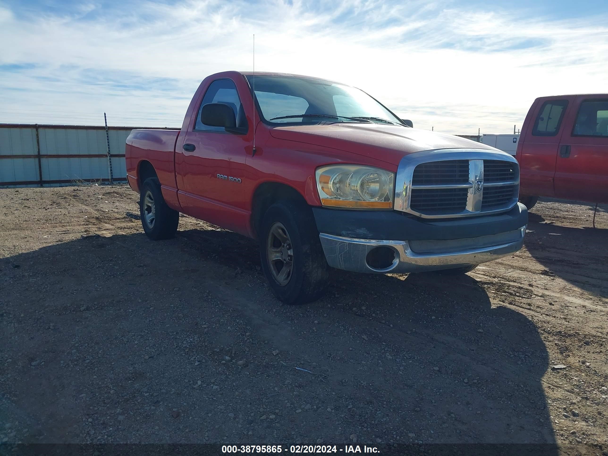 DODGE RAM 2006 1d7ha16k86j170341