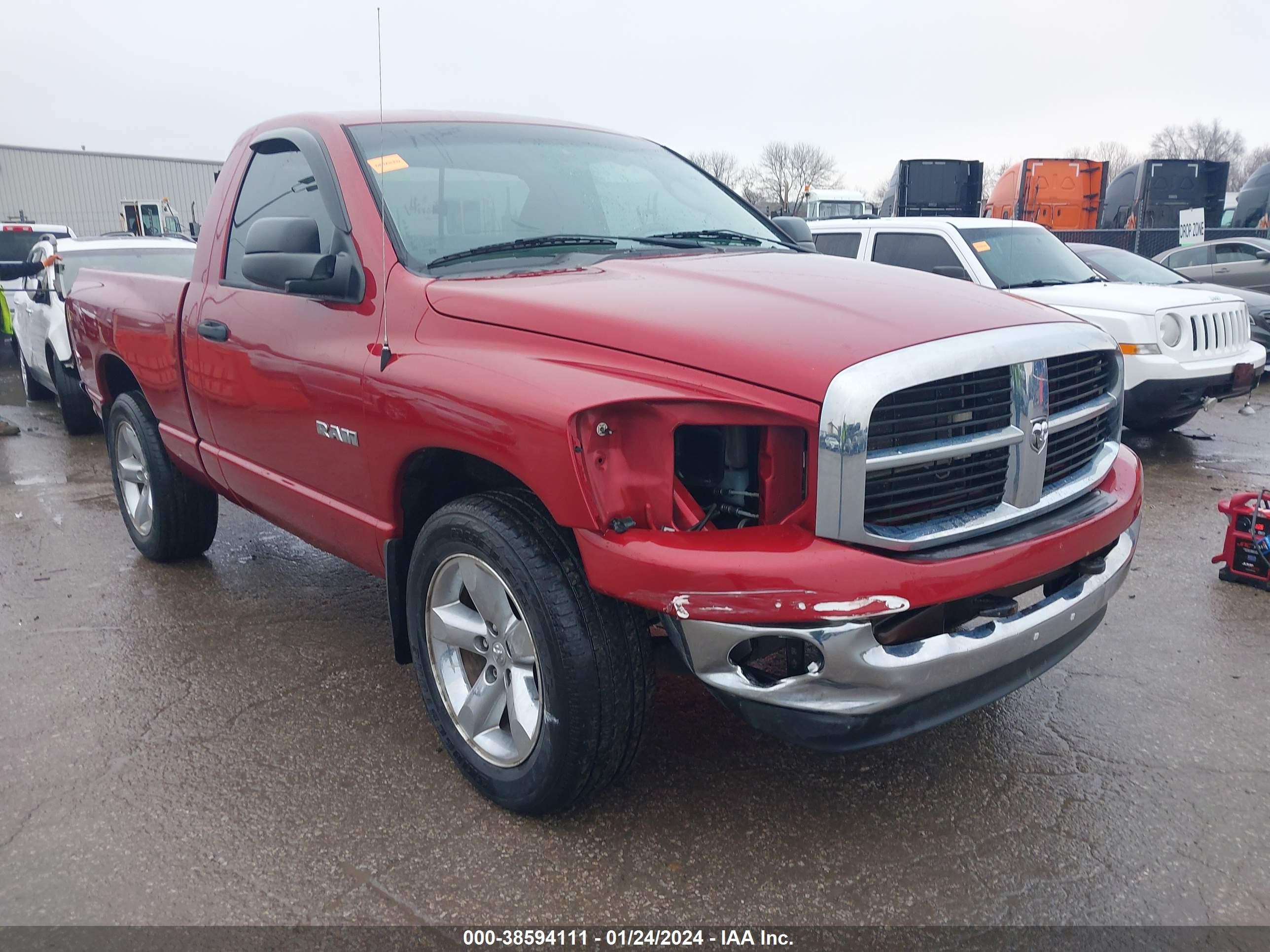 DODGE RAM 2008 1d7ha16n68j193470