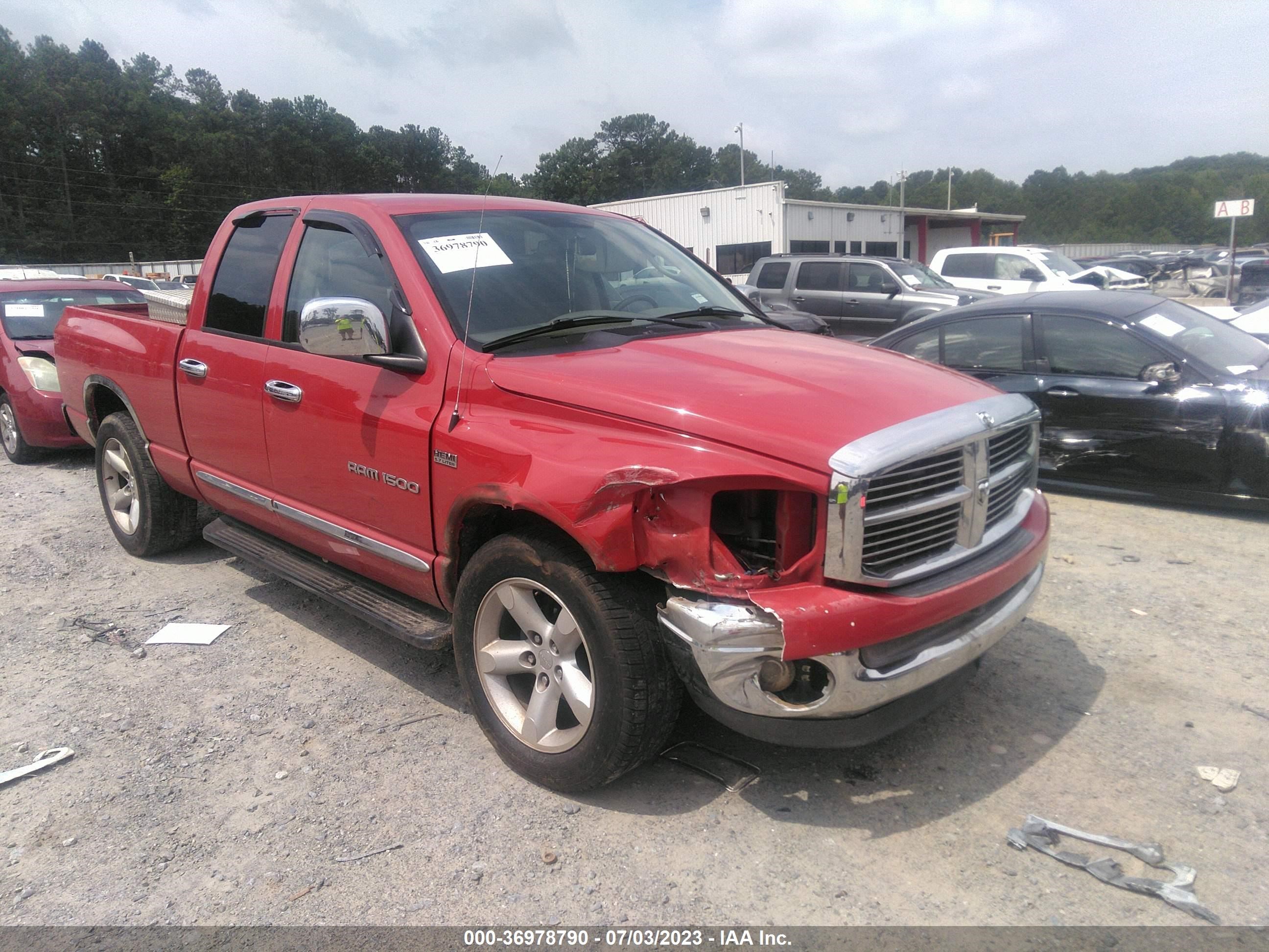 DODGE RAM 2007 1d7ha18207s275870