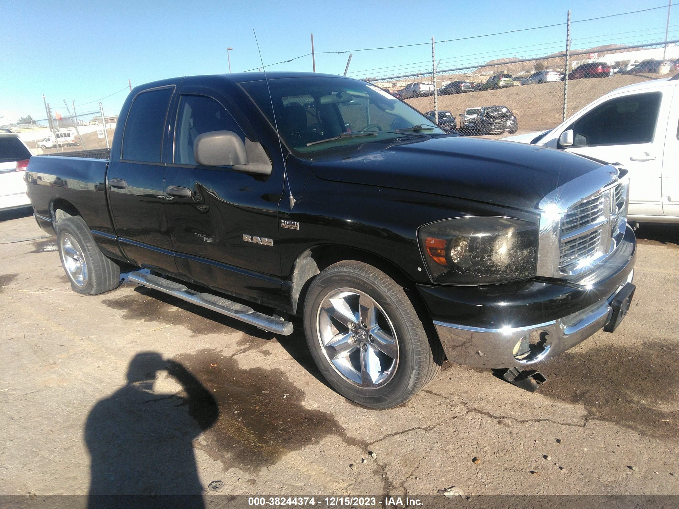 DODGE RAM 2008 1d7ha18208s600888