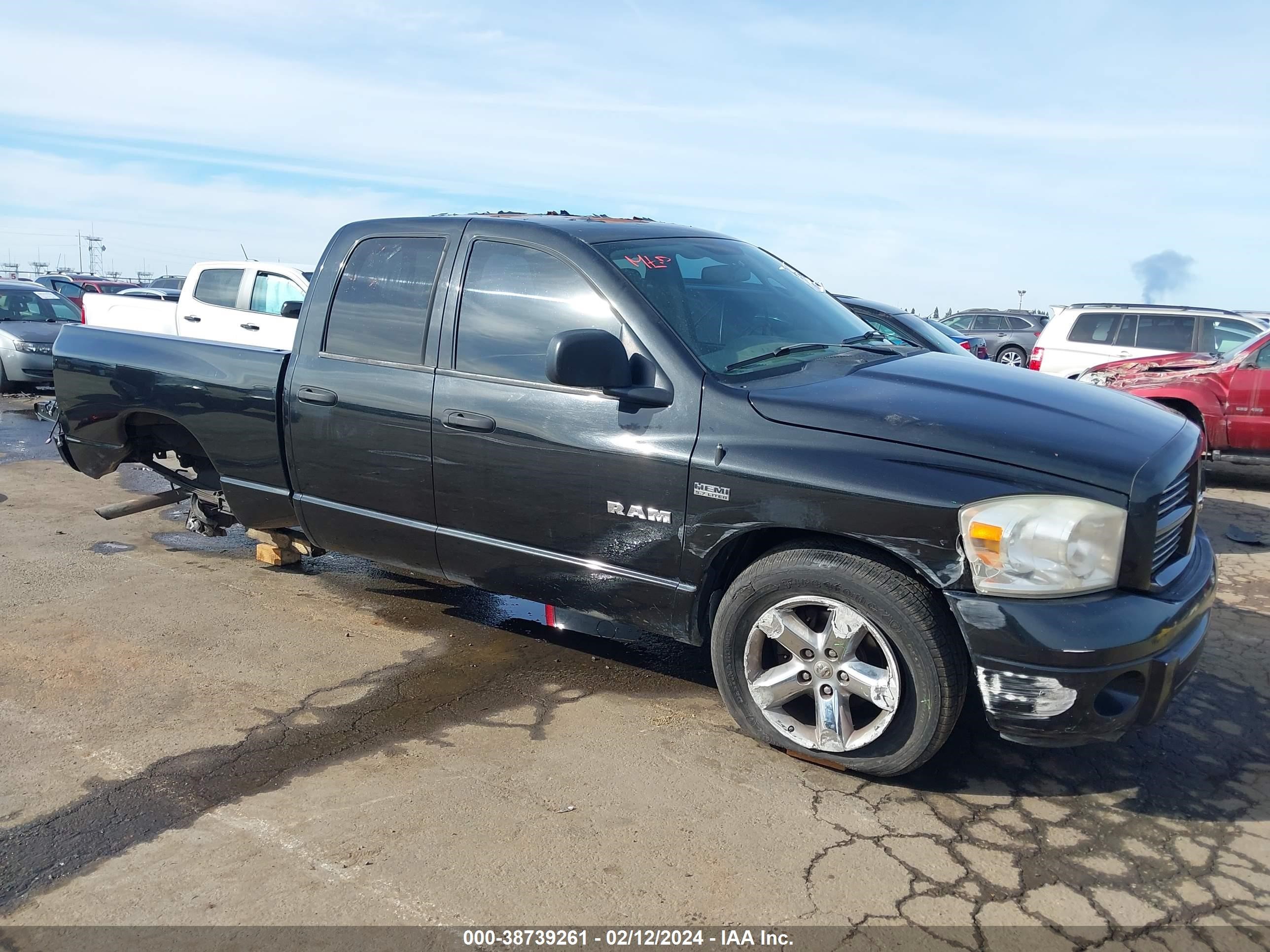 DODGE RAM 2008 1d7ha18238s599834