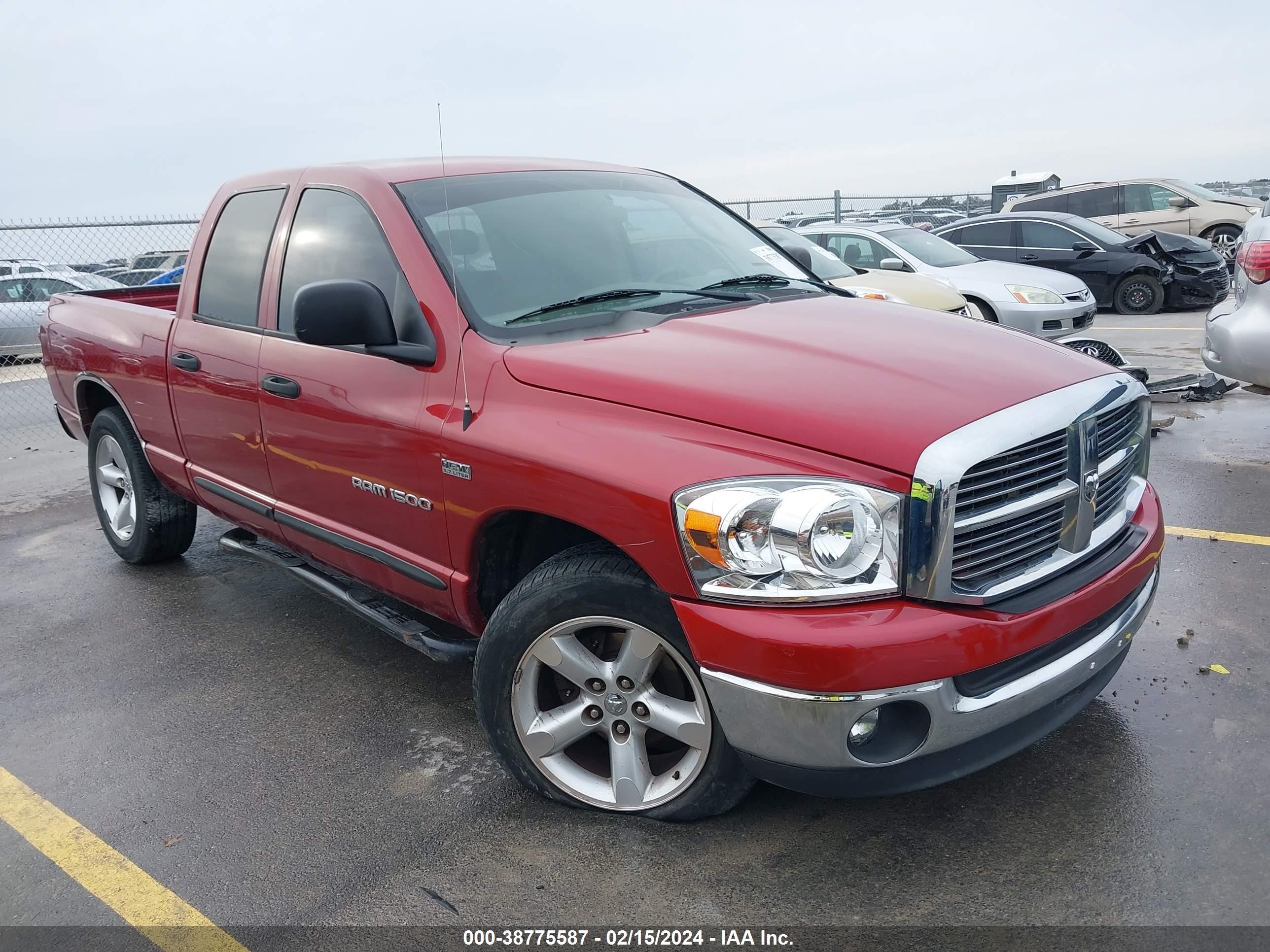 DODGE RAM 2007 1d7ha18247s182124