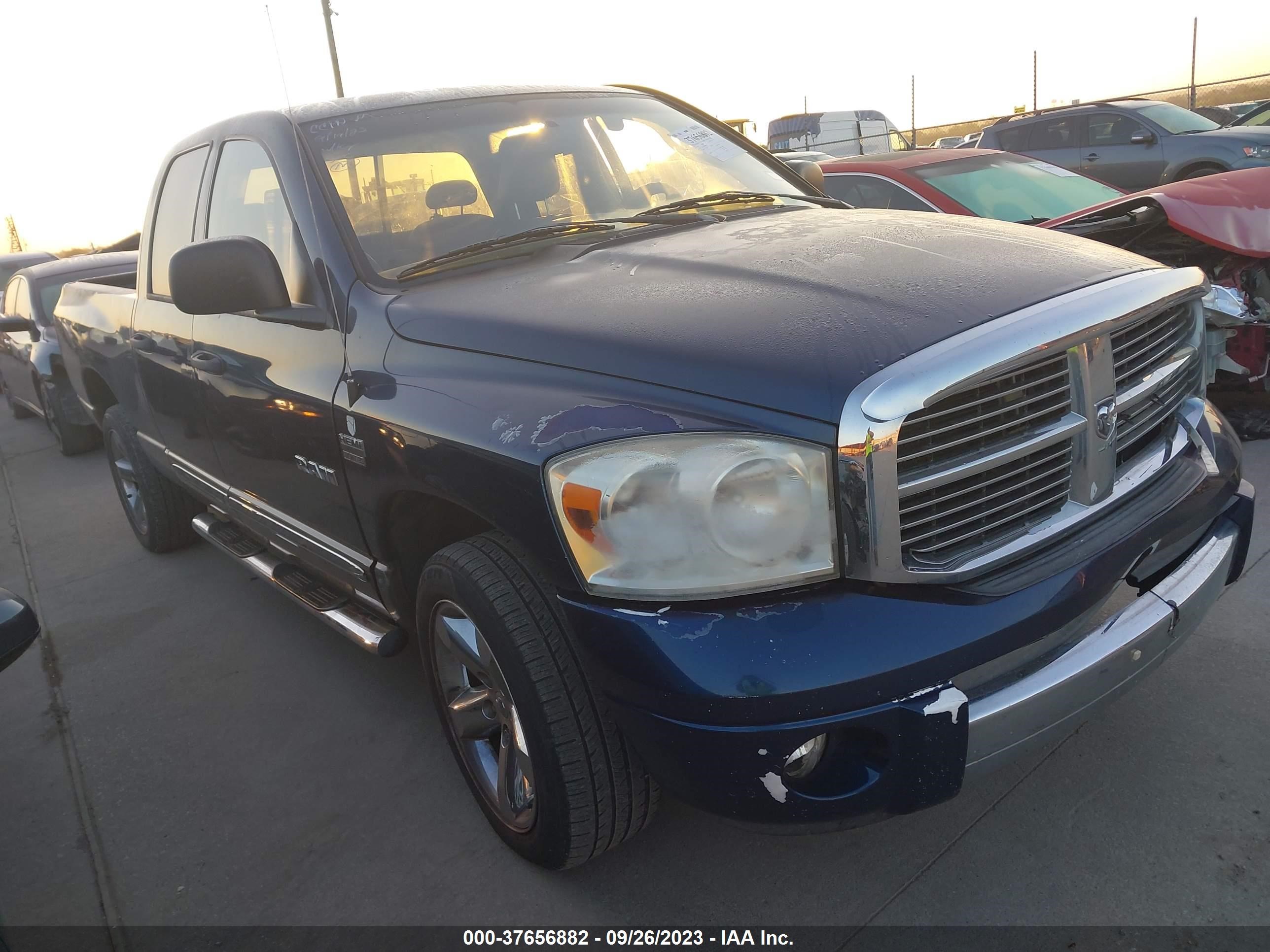 DODGE RAM 2008 1d7ha18278j192640