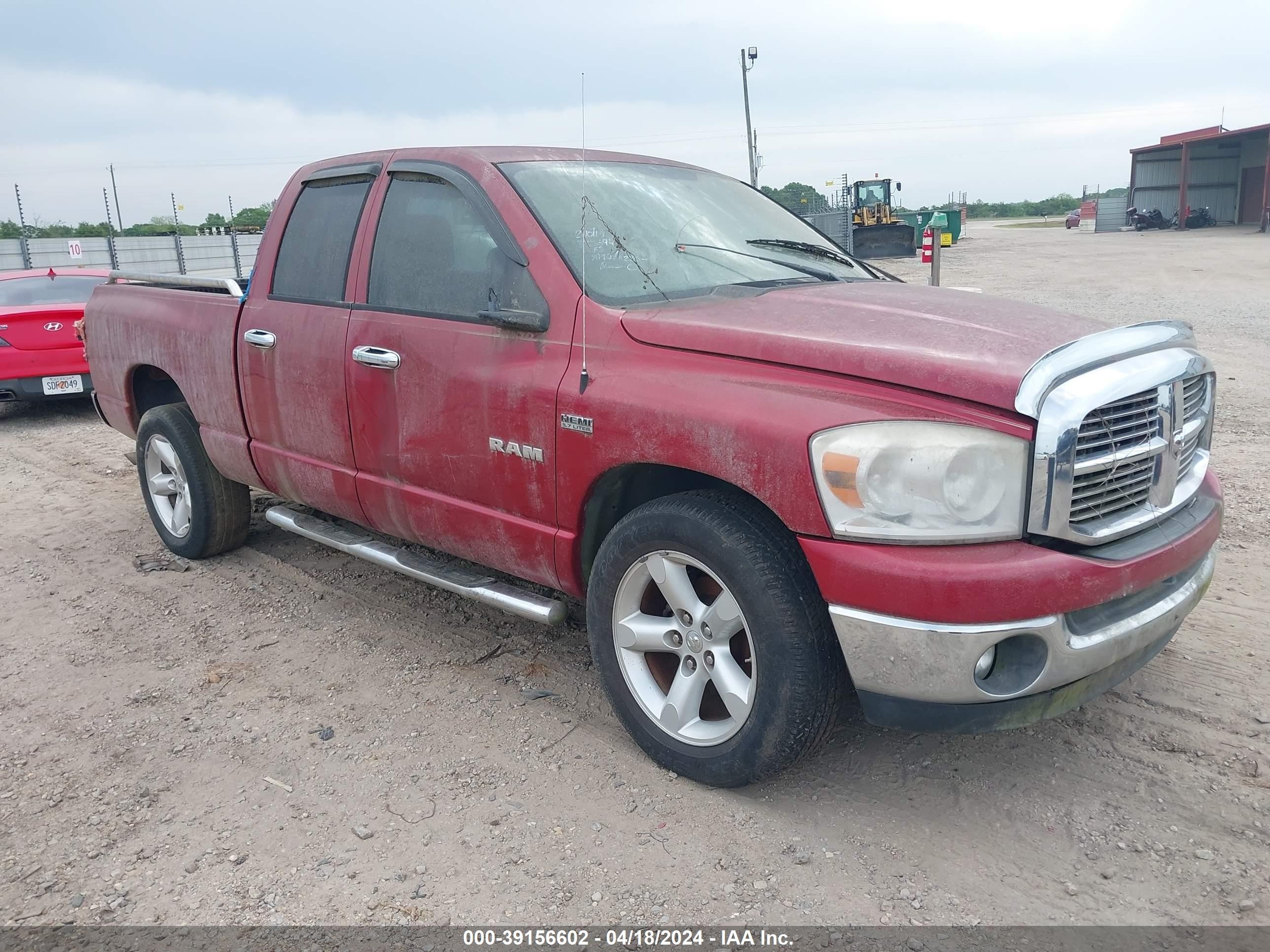 DODGE RAM 2008 1d7ha18278j231601