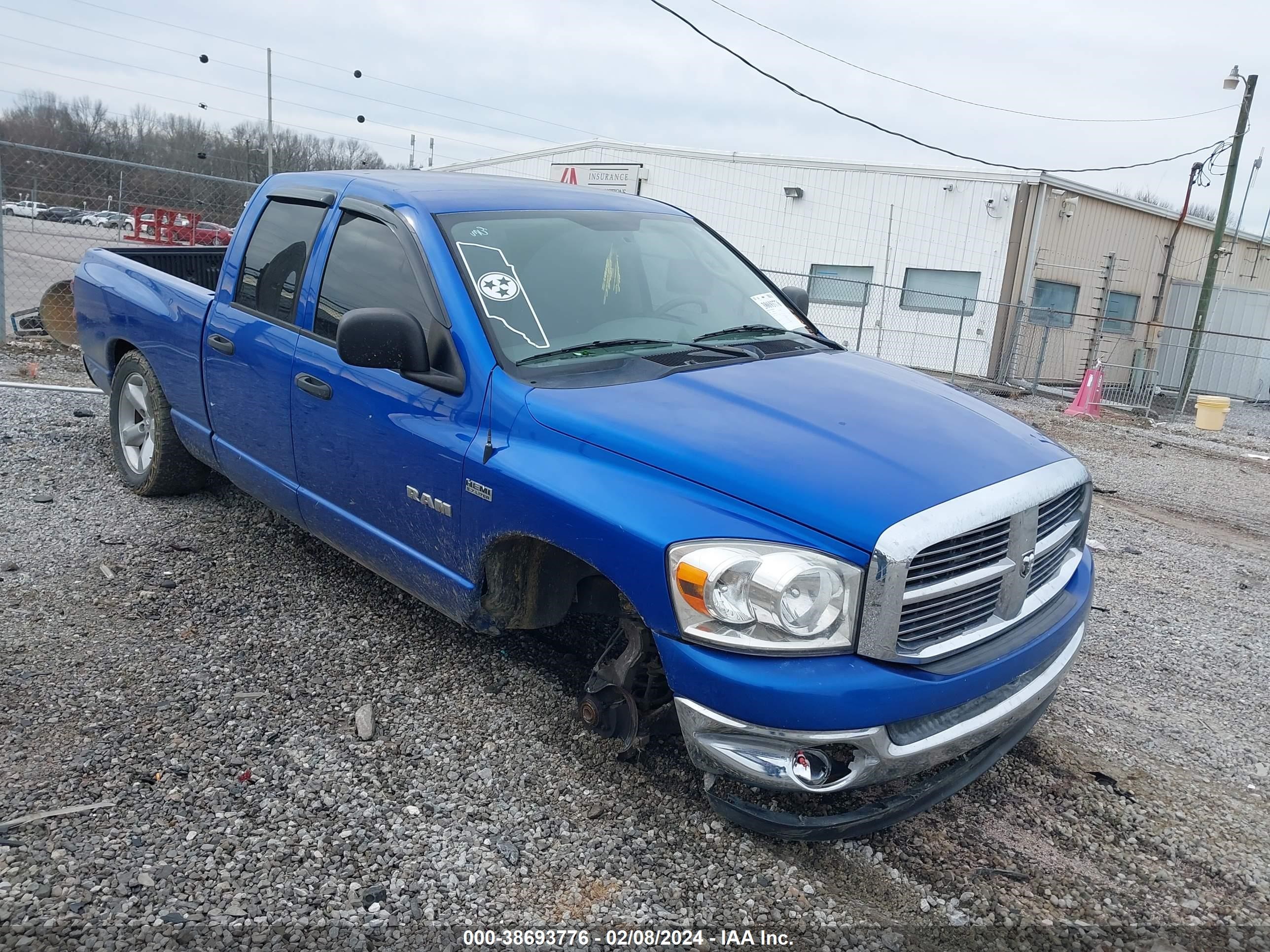 DODGE RAM 2008 1d7ha18288j201362