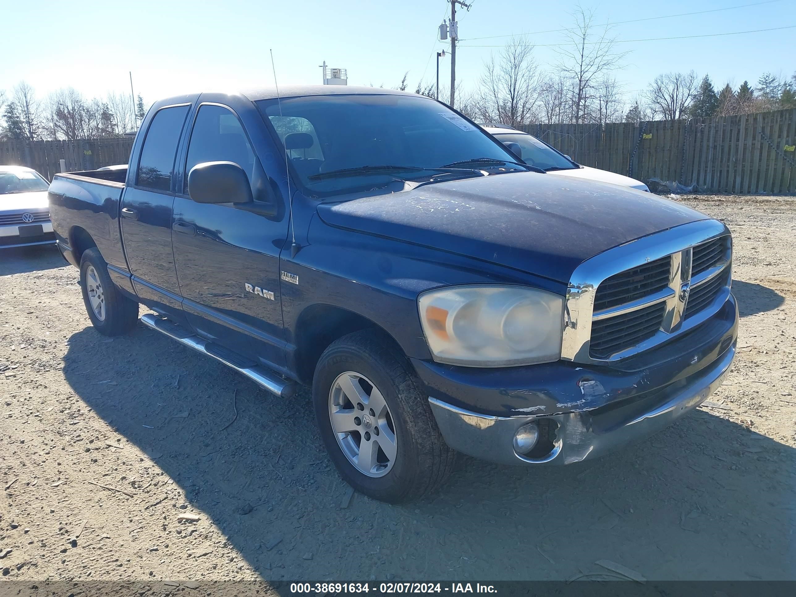 DODGE RAM 2008 1d7ha18298j223421