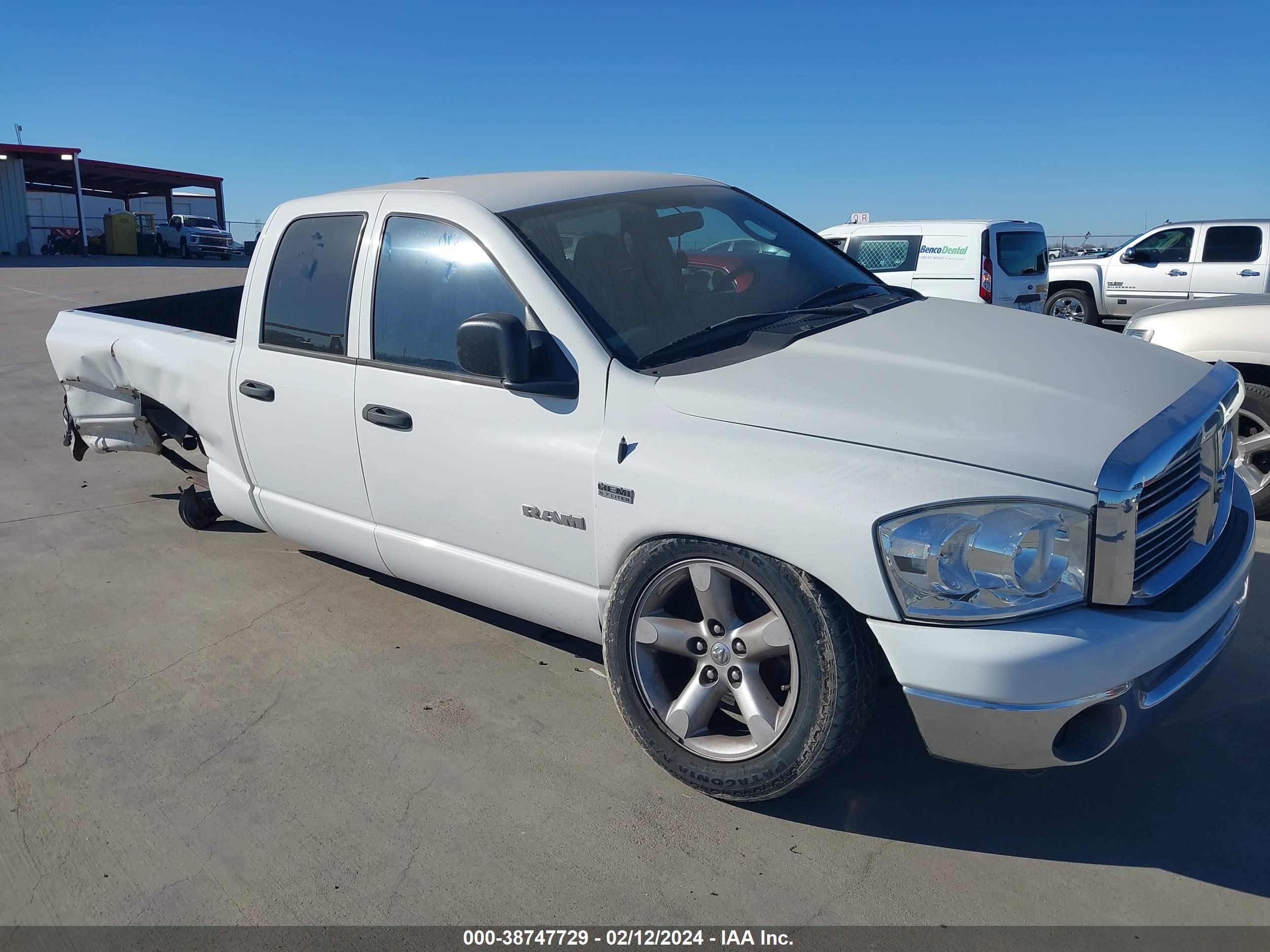 DODGE RAM 2008 1d7ha182x8j129483