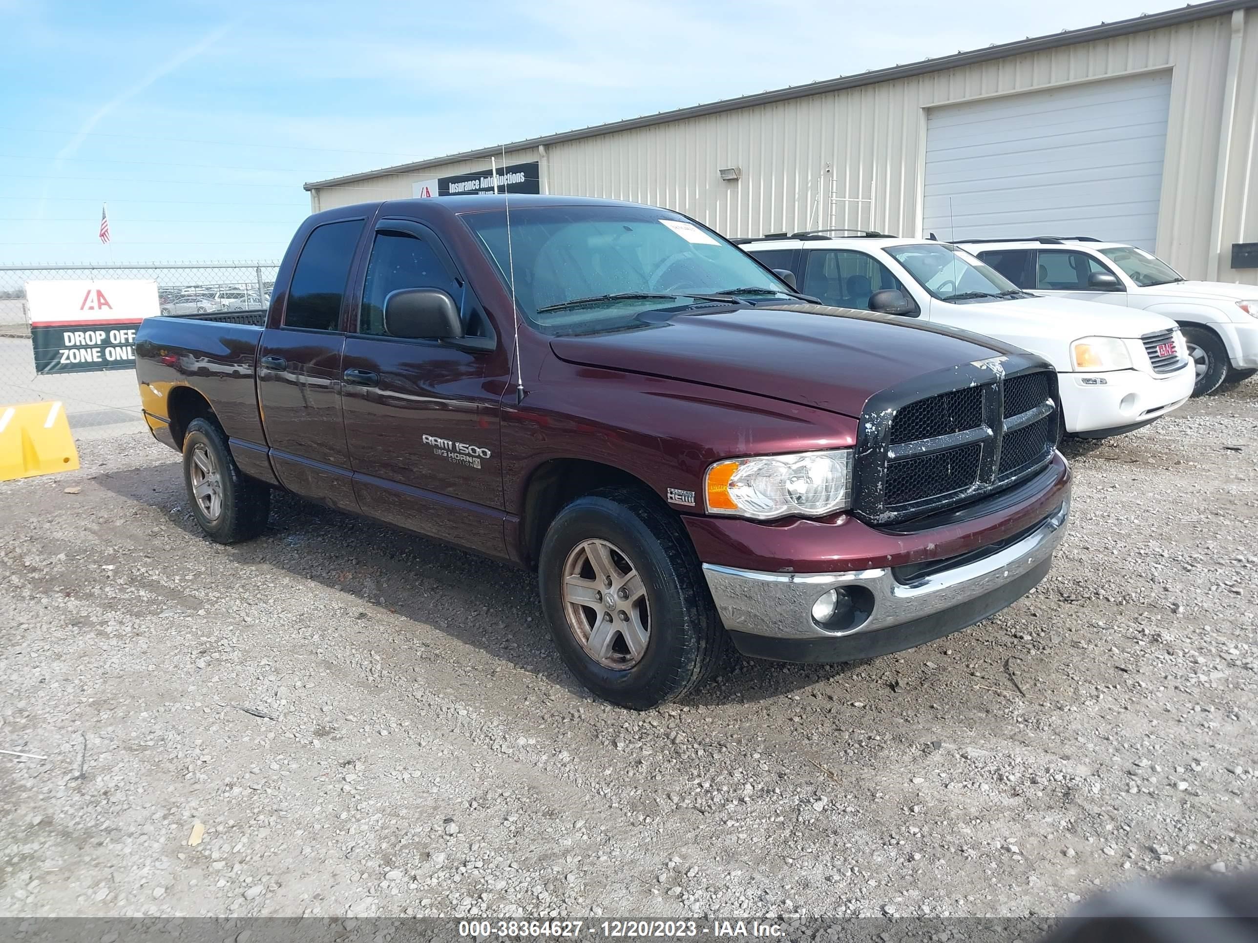 DODGE RAM 2004 1d7ha18d34s657811