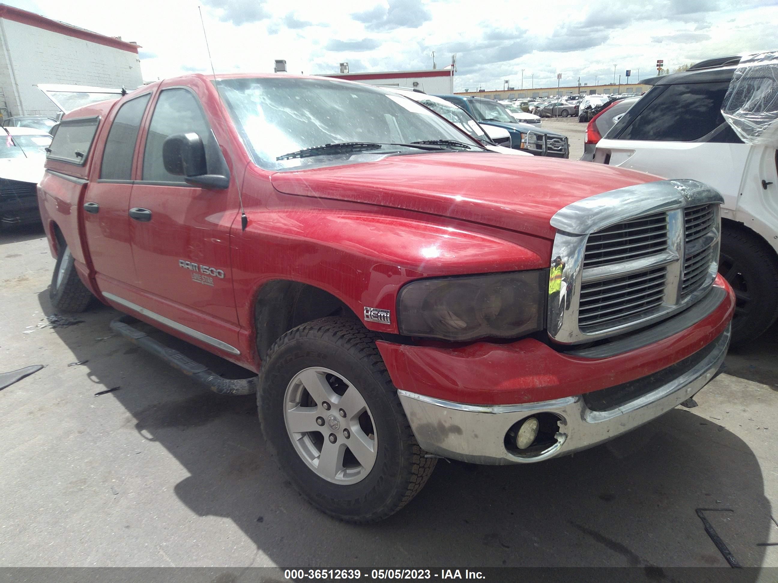 DODGE RAM 2005 1d7ha18d55s284885