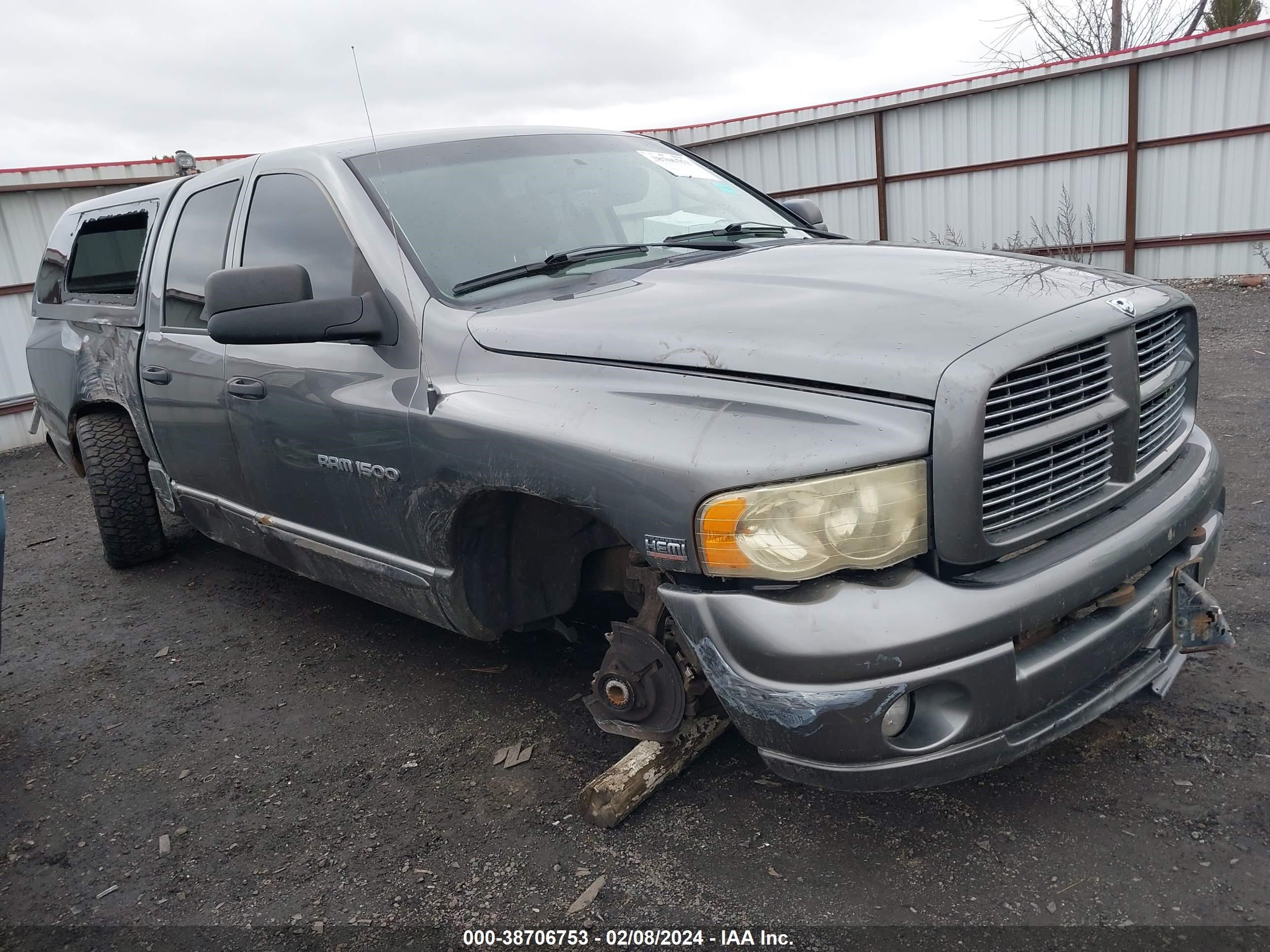 DODGE RAM 2005 1d7ha18d65j581587