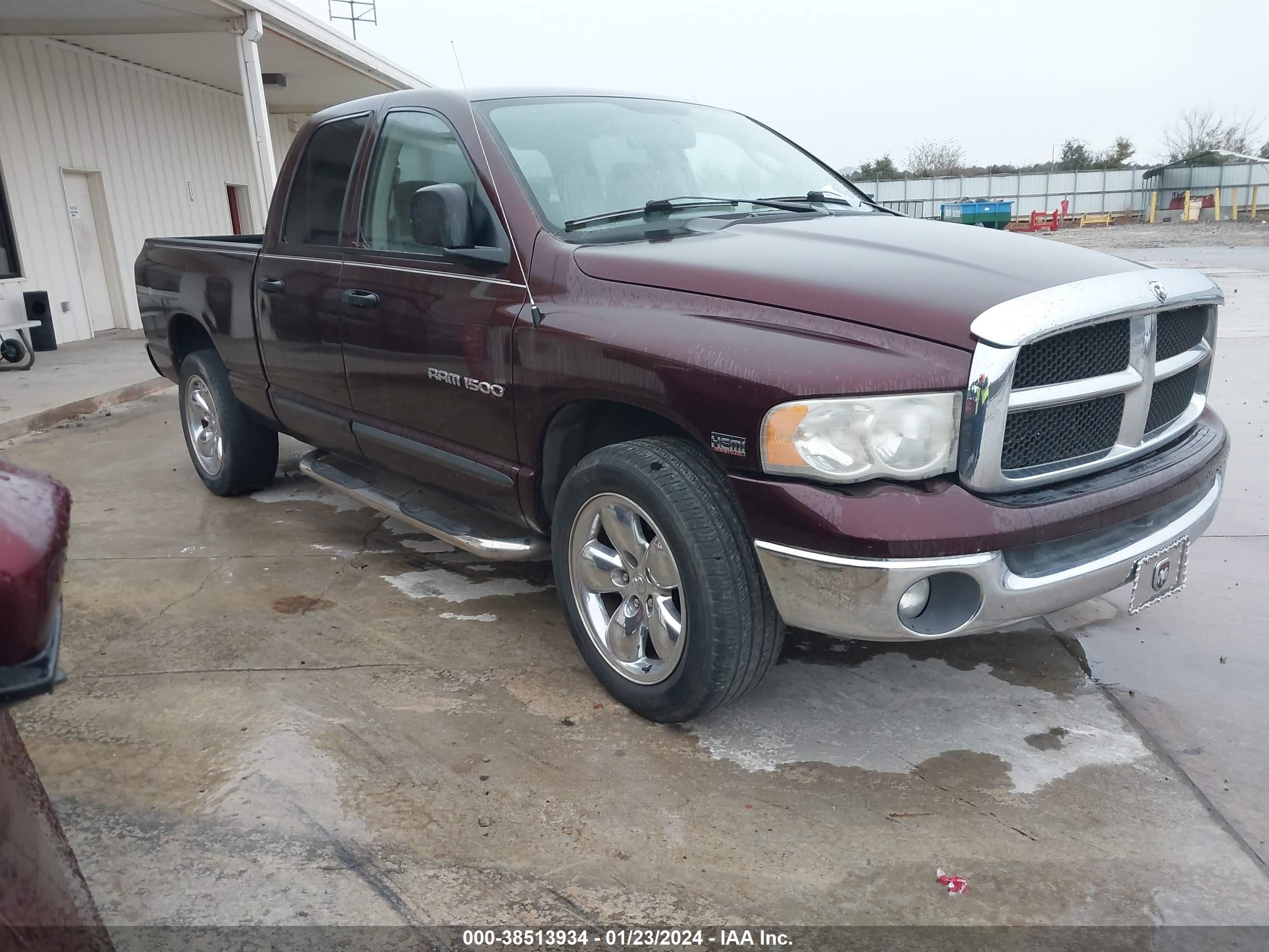 DODGE RAM 2005 1d7ha18d65s221164