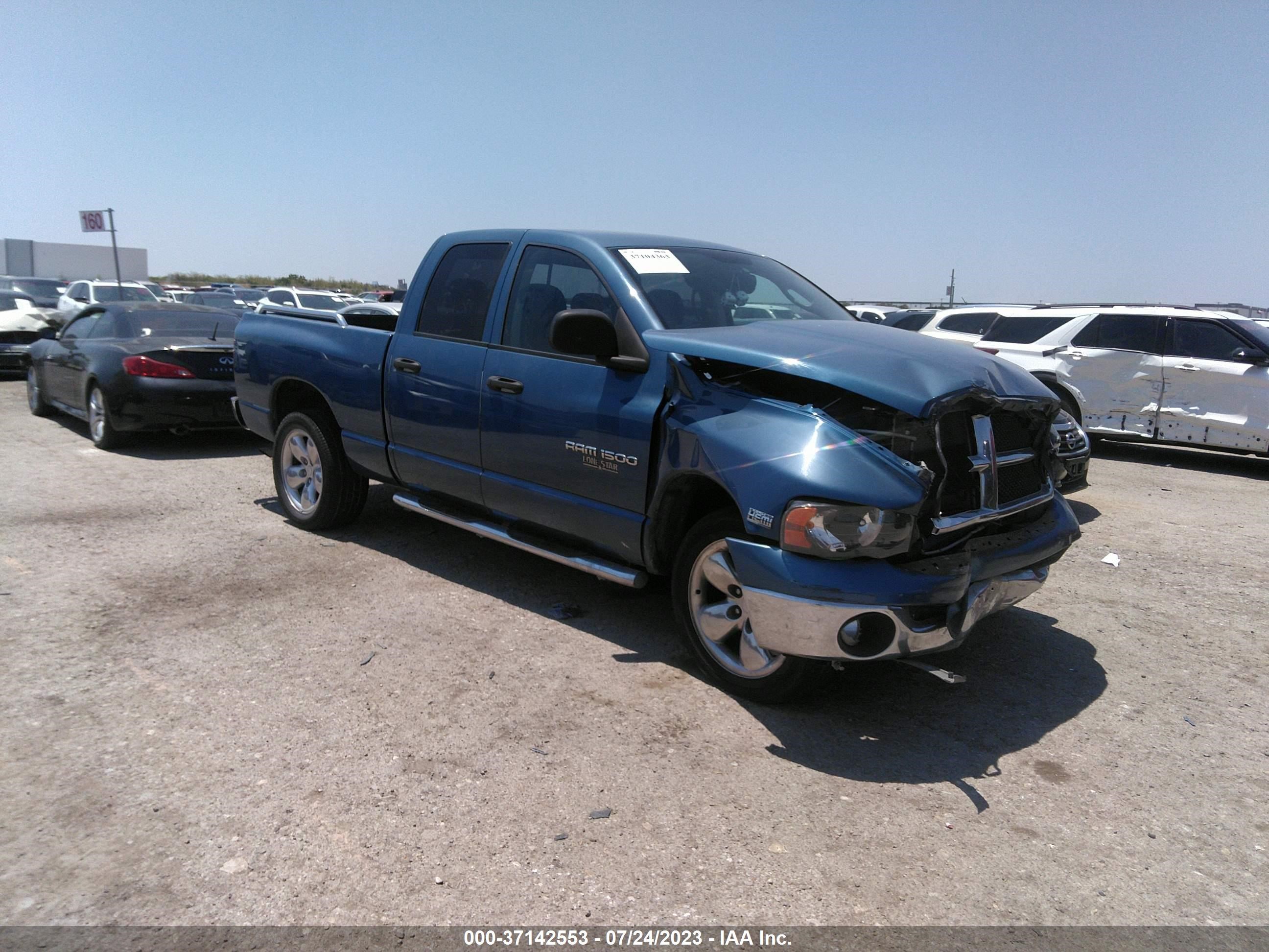 DODGE RAM 2004 1d7ha18d74s571627