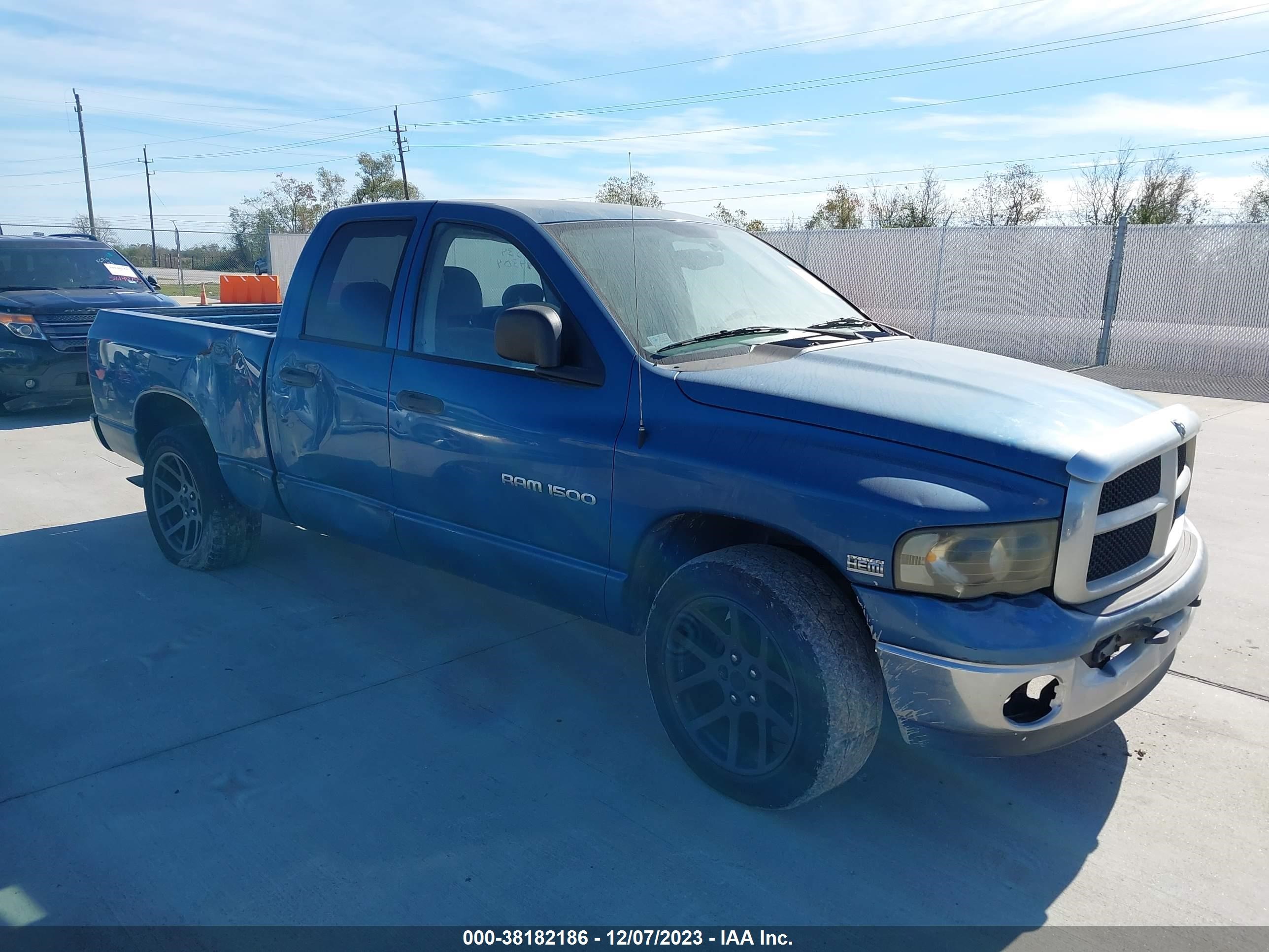 DODGE RAM 2005 1d7ha18d85s344304