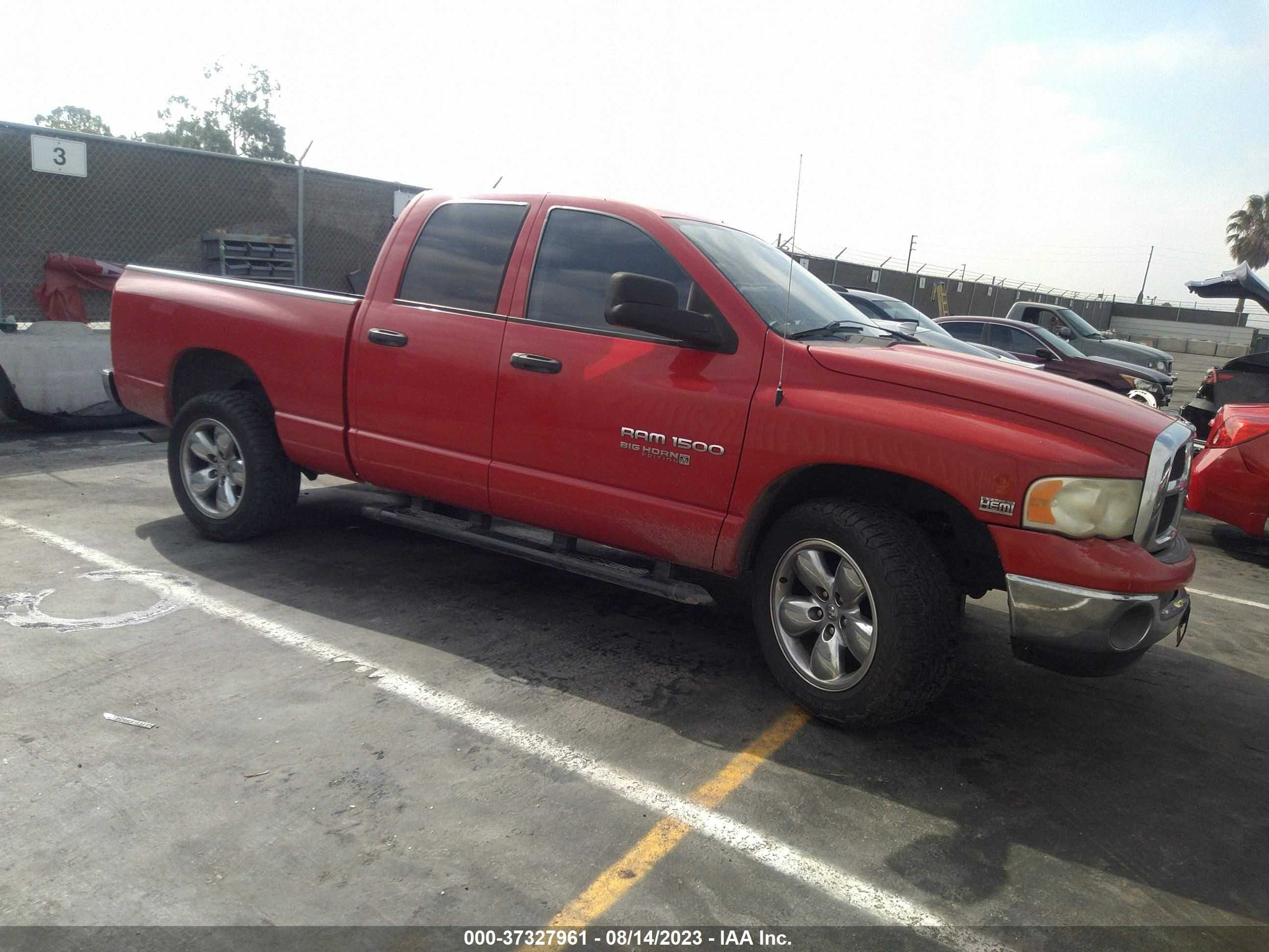 DODGE RAM 2005 1d7ha18d95s333439