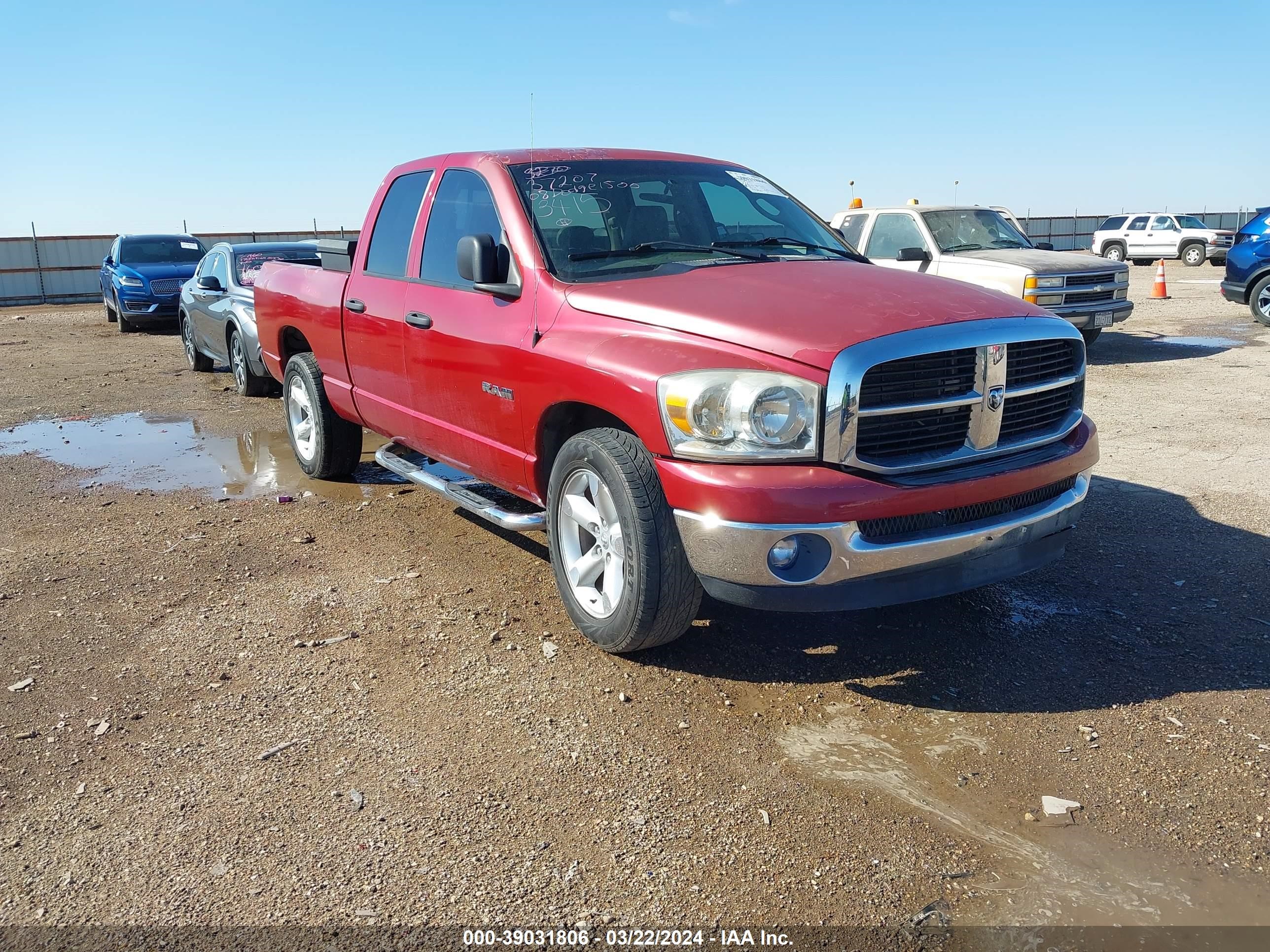 DODGE RAM 2008 1d7ha18n08j153415