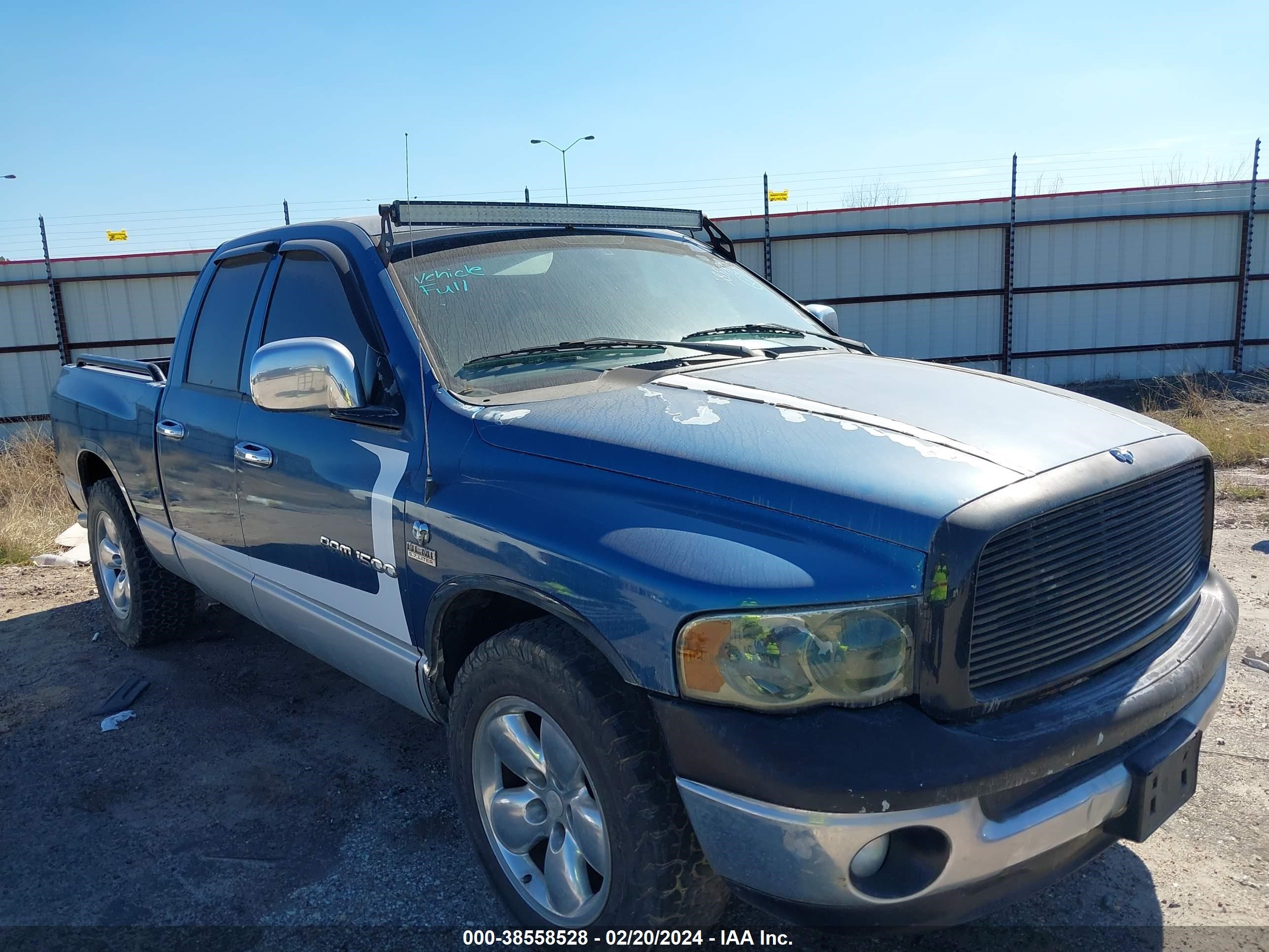 DODGE RAM 2004 1d7ha18n14s746964