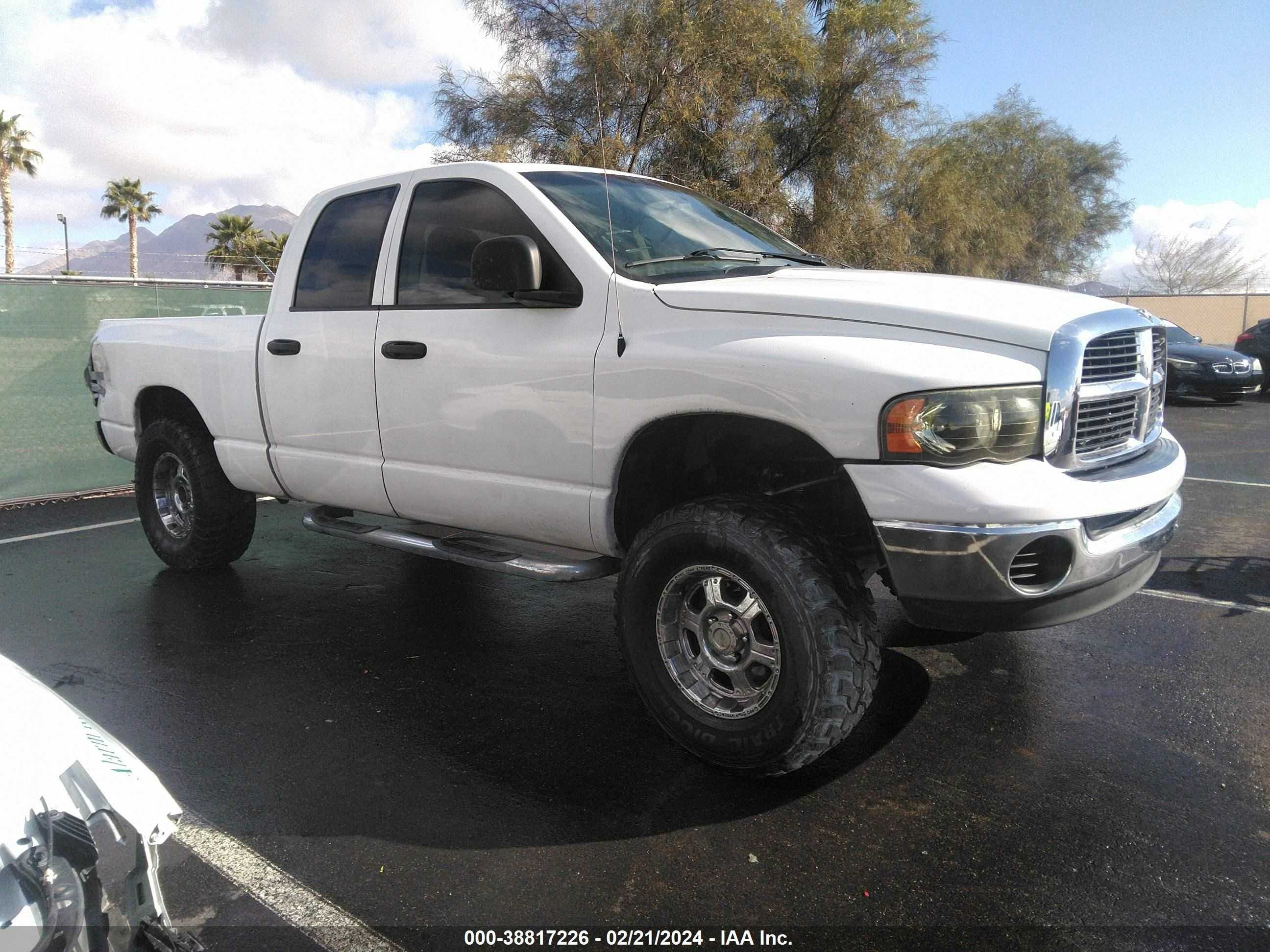 DODGE RAM 2004 1d7ha18n14s765451