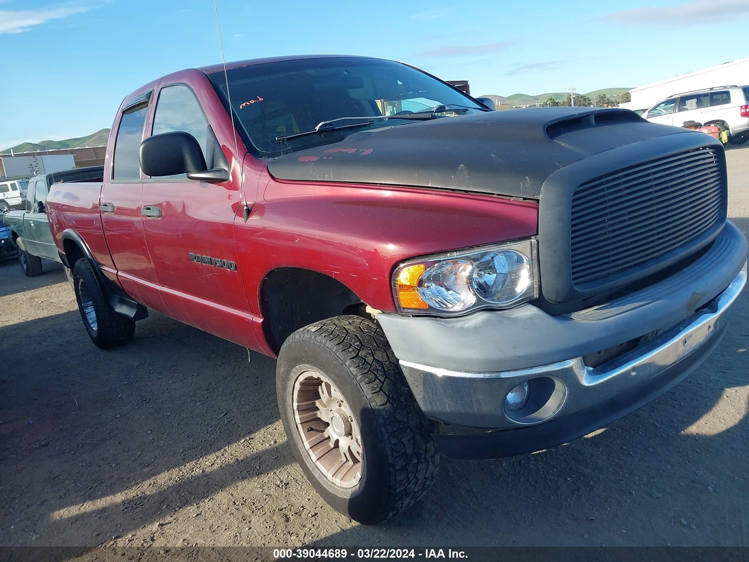 DODGE RAM 2003 1d7ha18n23s306914