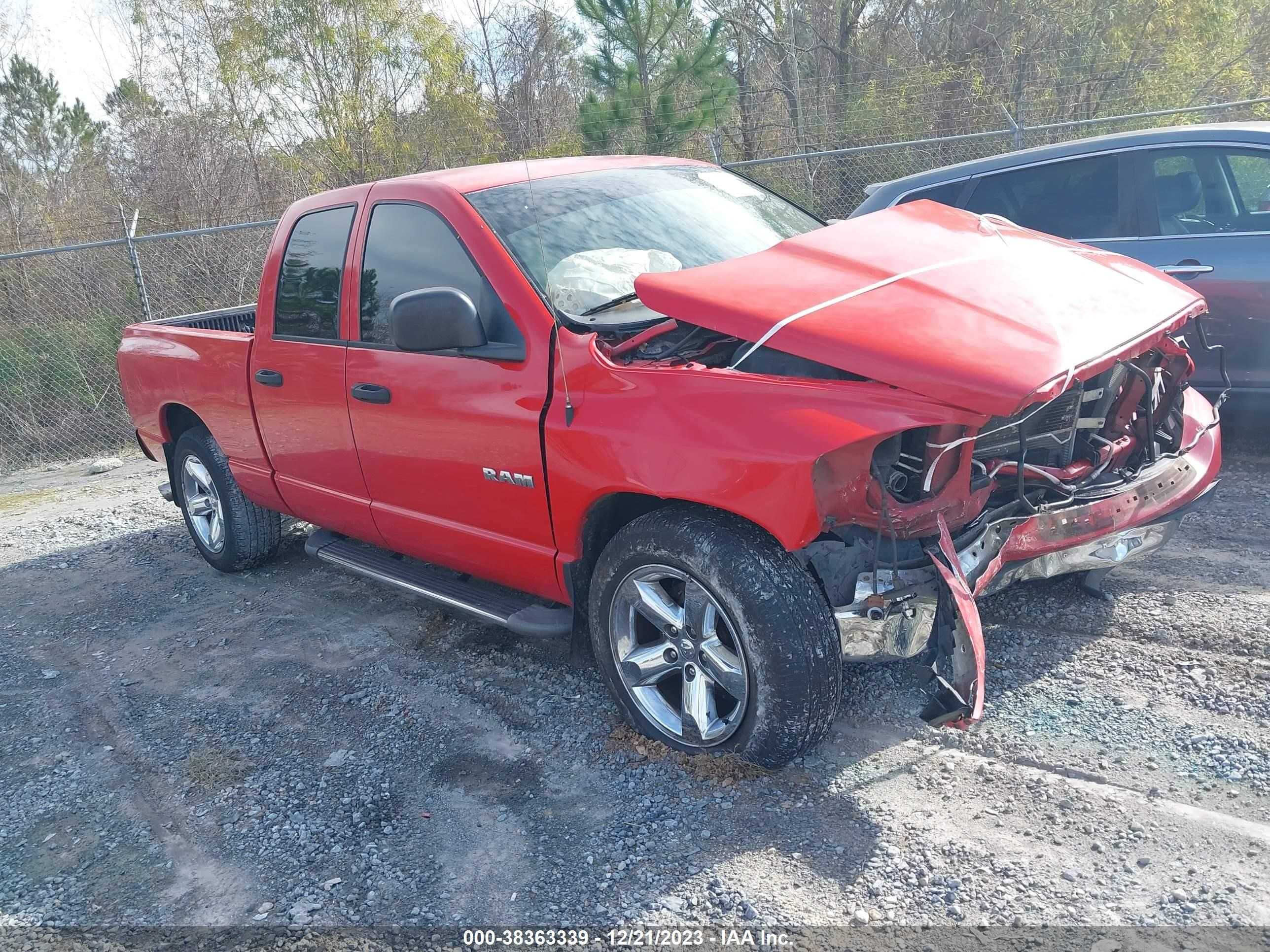 DODGE RAM 2008 1d7ha18n28j124563