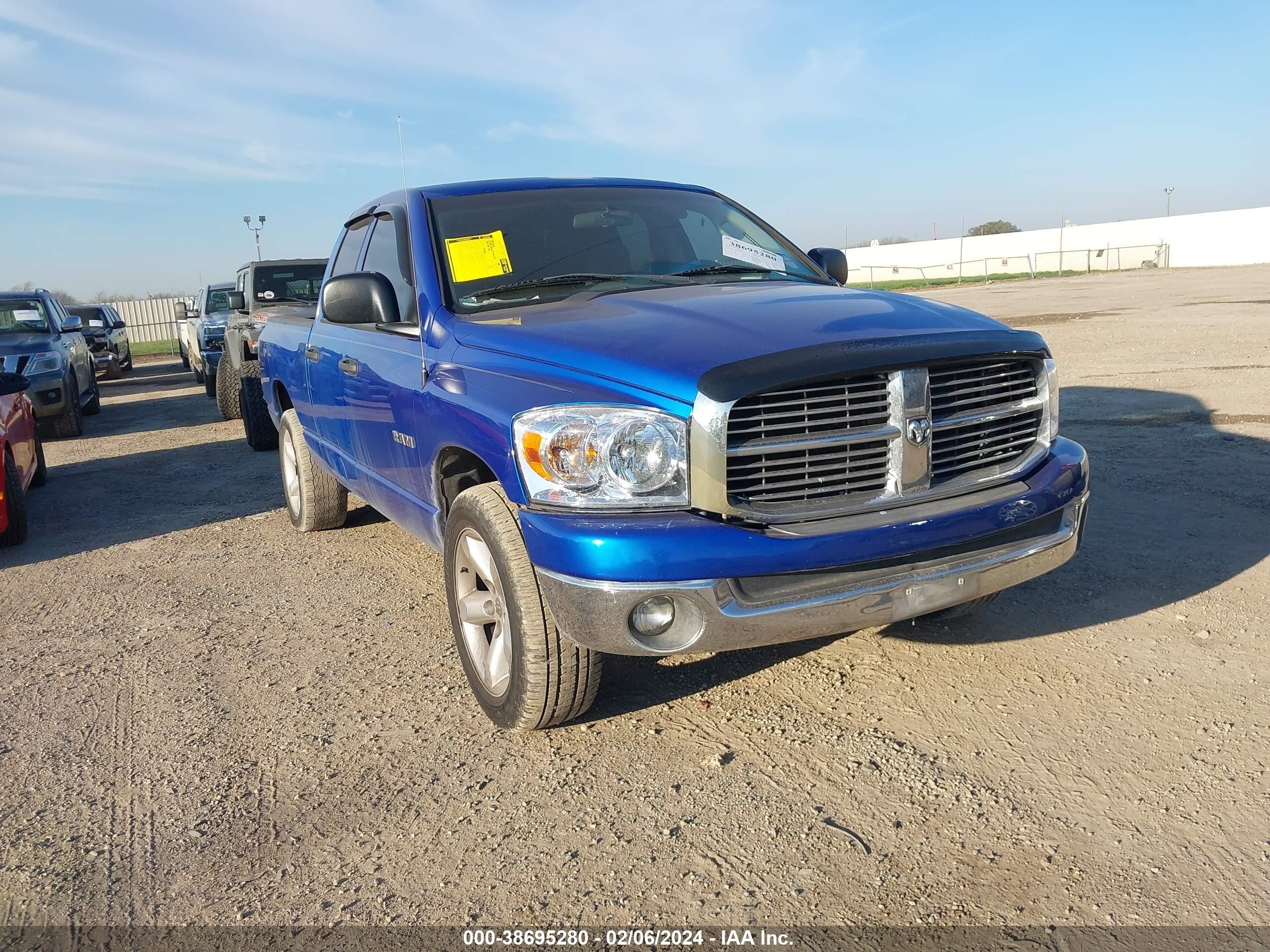 DODGE RAM 2008 1d7ha18n28j215686