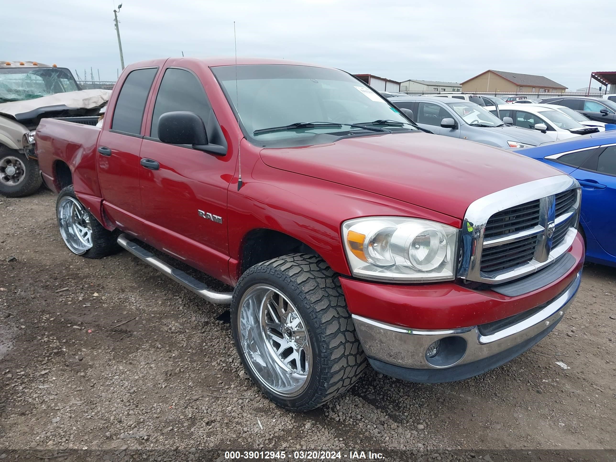 DODGE RAM 2008 1d7ha18n28s524634