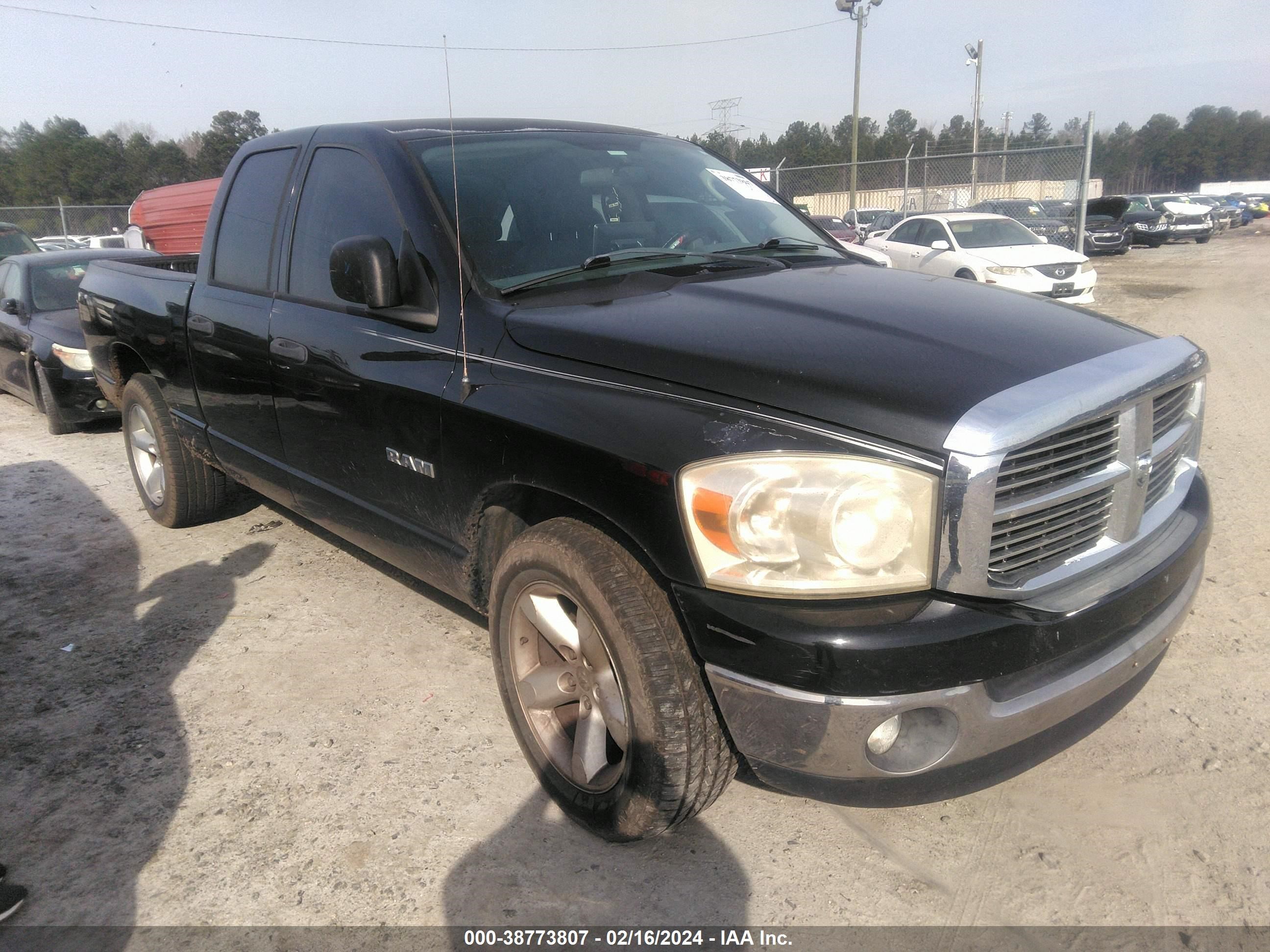 DODGE RAM 2008 1d7ha18n28s580556