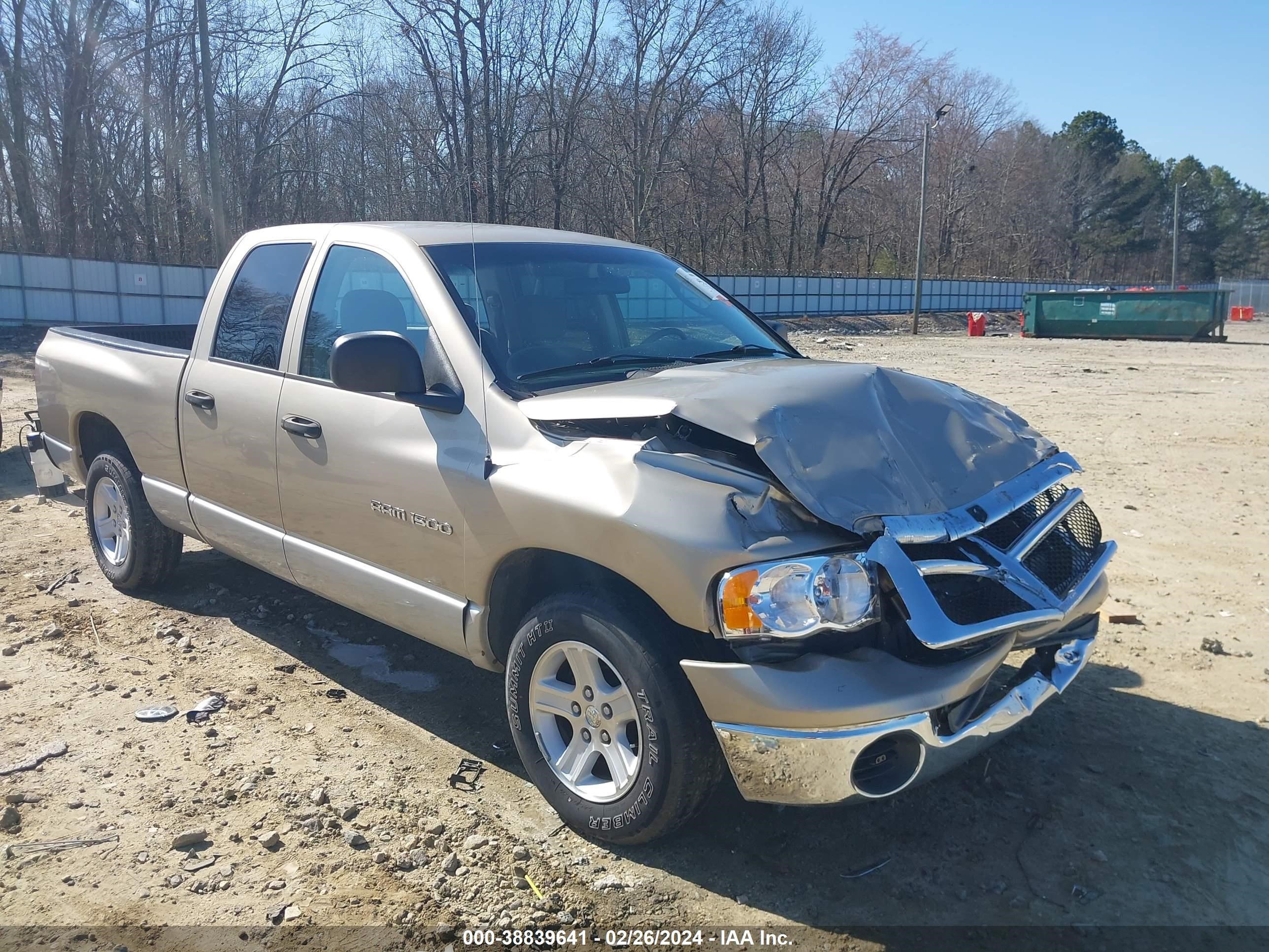 DODGE RAM 2004 1d7ha18n44j218728