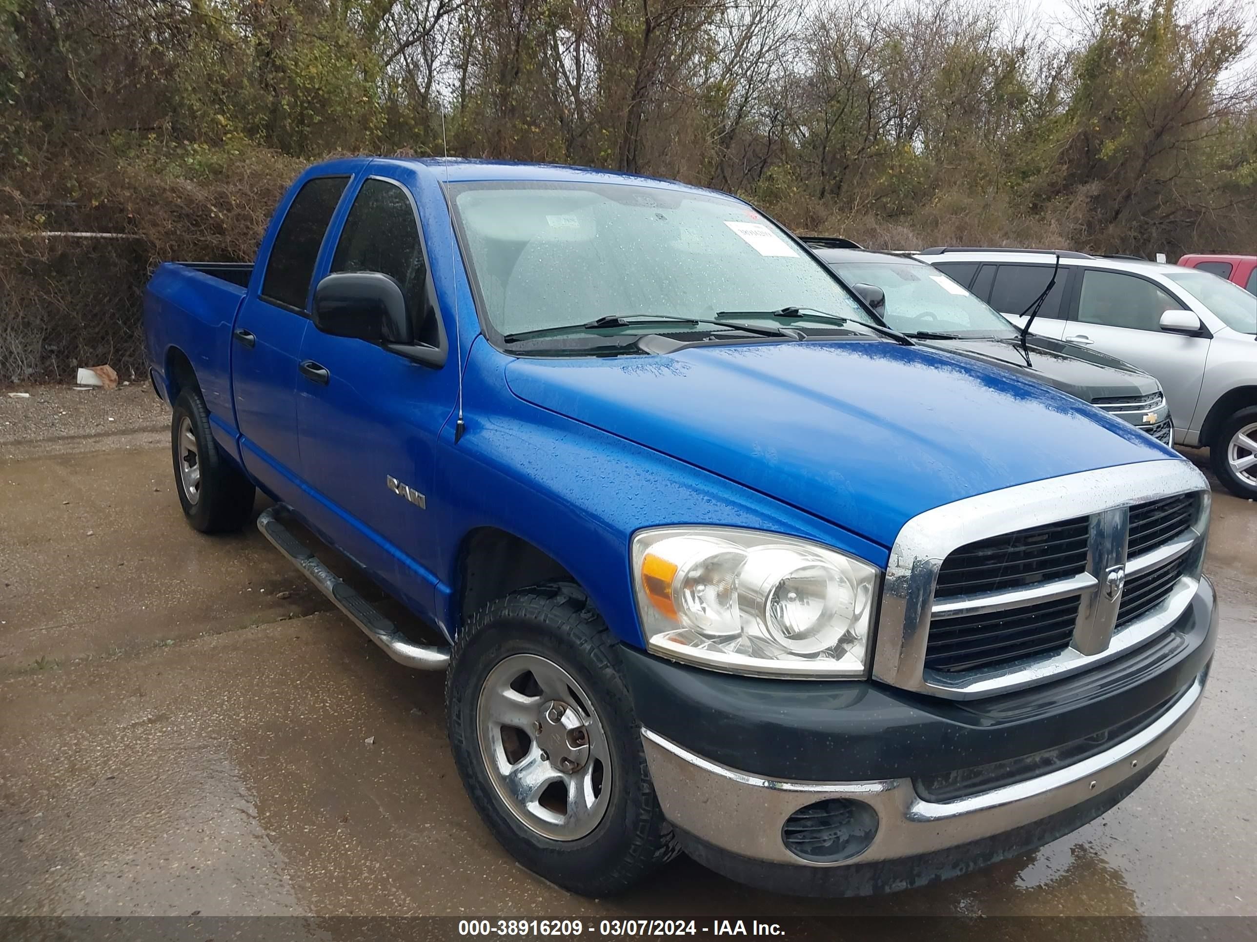 DODGE RAM 2008 1d7ha18n48s561104