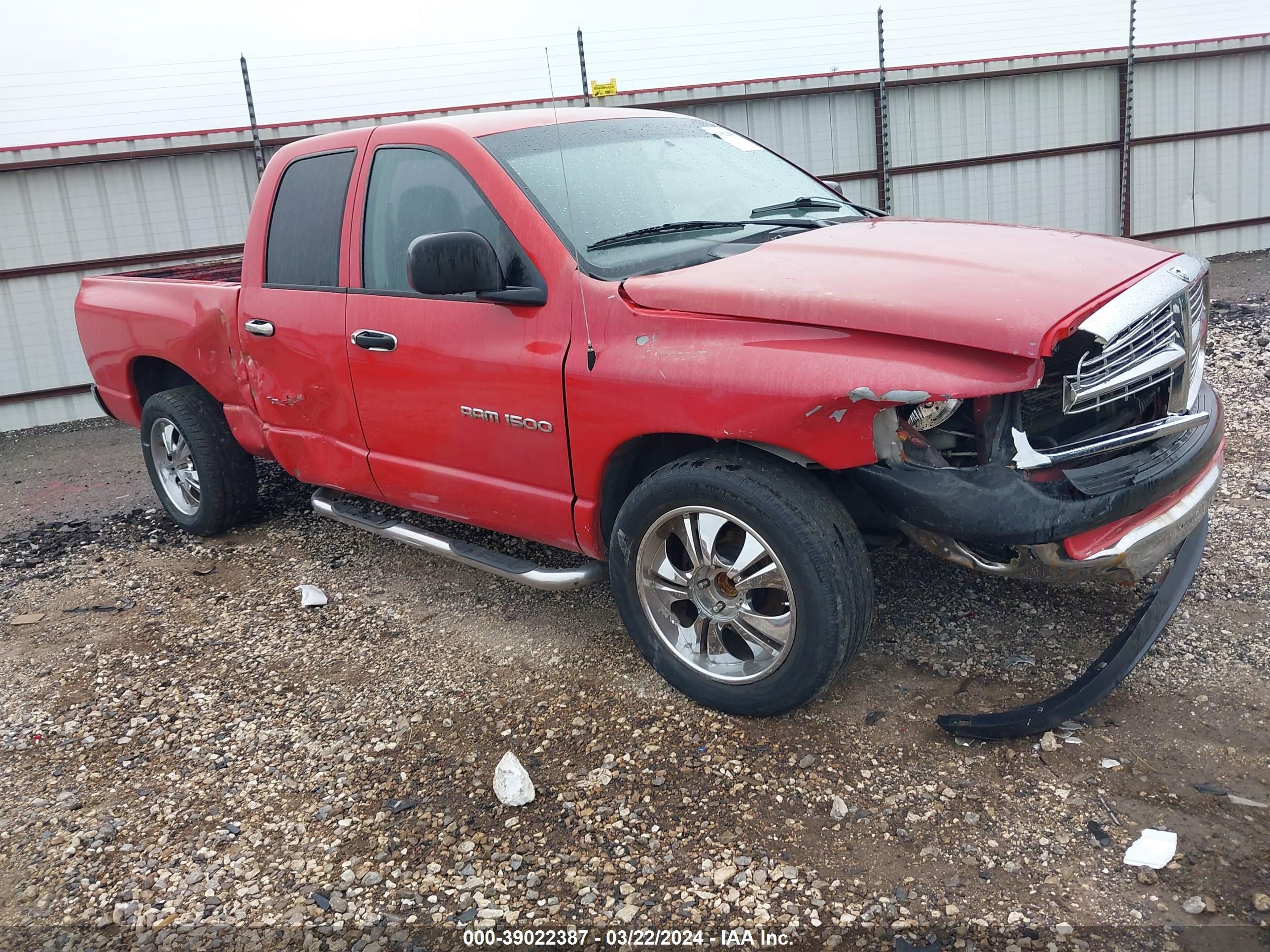 DODGE RAM 2004 1d7ha18n54s637567