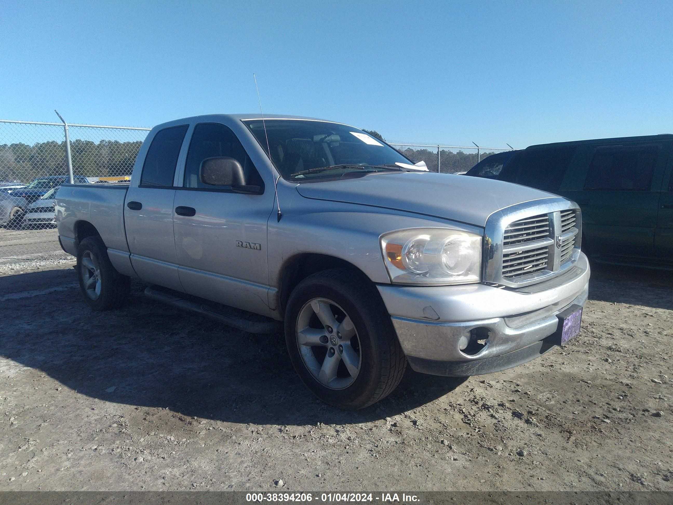 DODGE RAM 2008 1d7ha18n58j118188