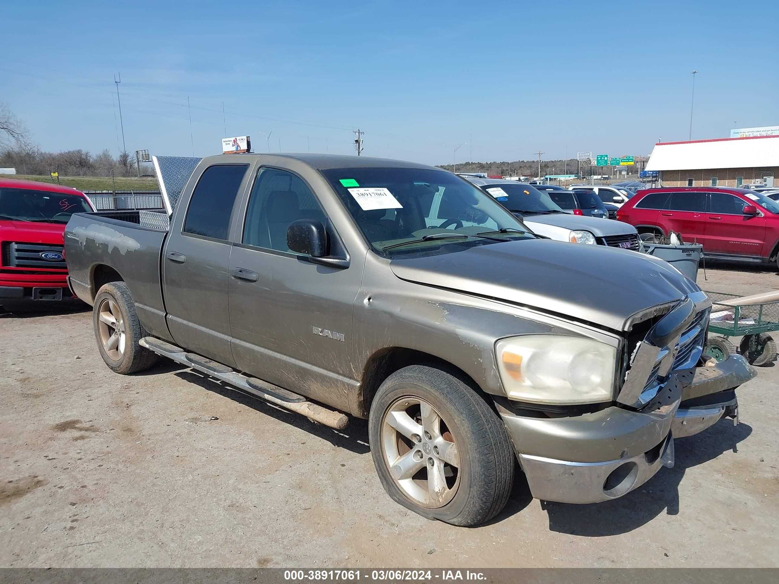 DODGE RAM 2008 1d7ha18n78j203212