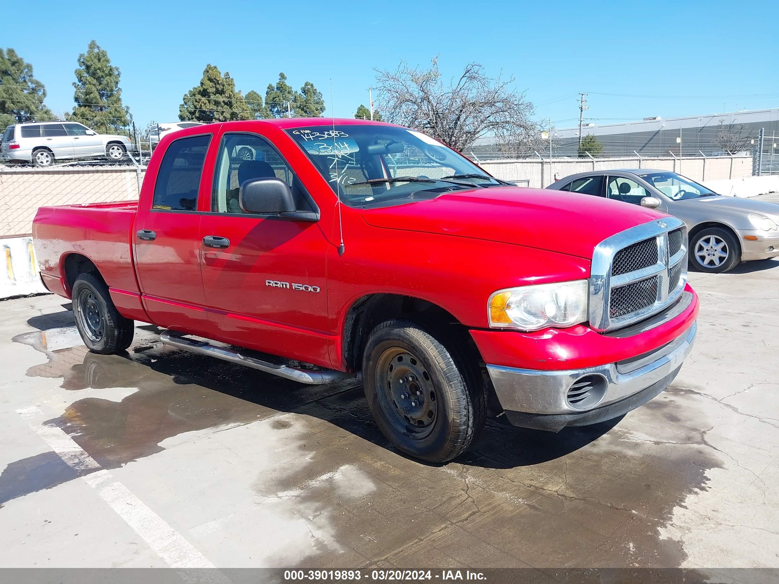 DODGE RAM 2003 1d7ha18n93j627189