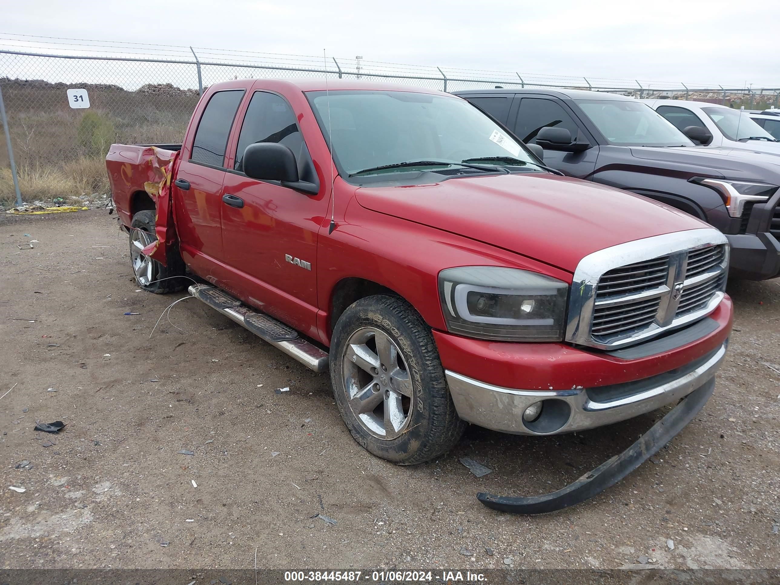 DODGE RAM 2008 1d7ha18n98j150755