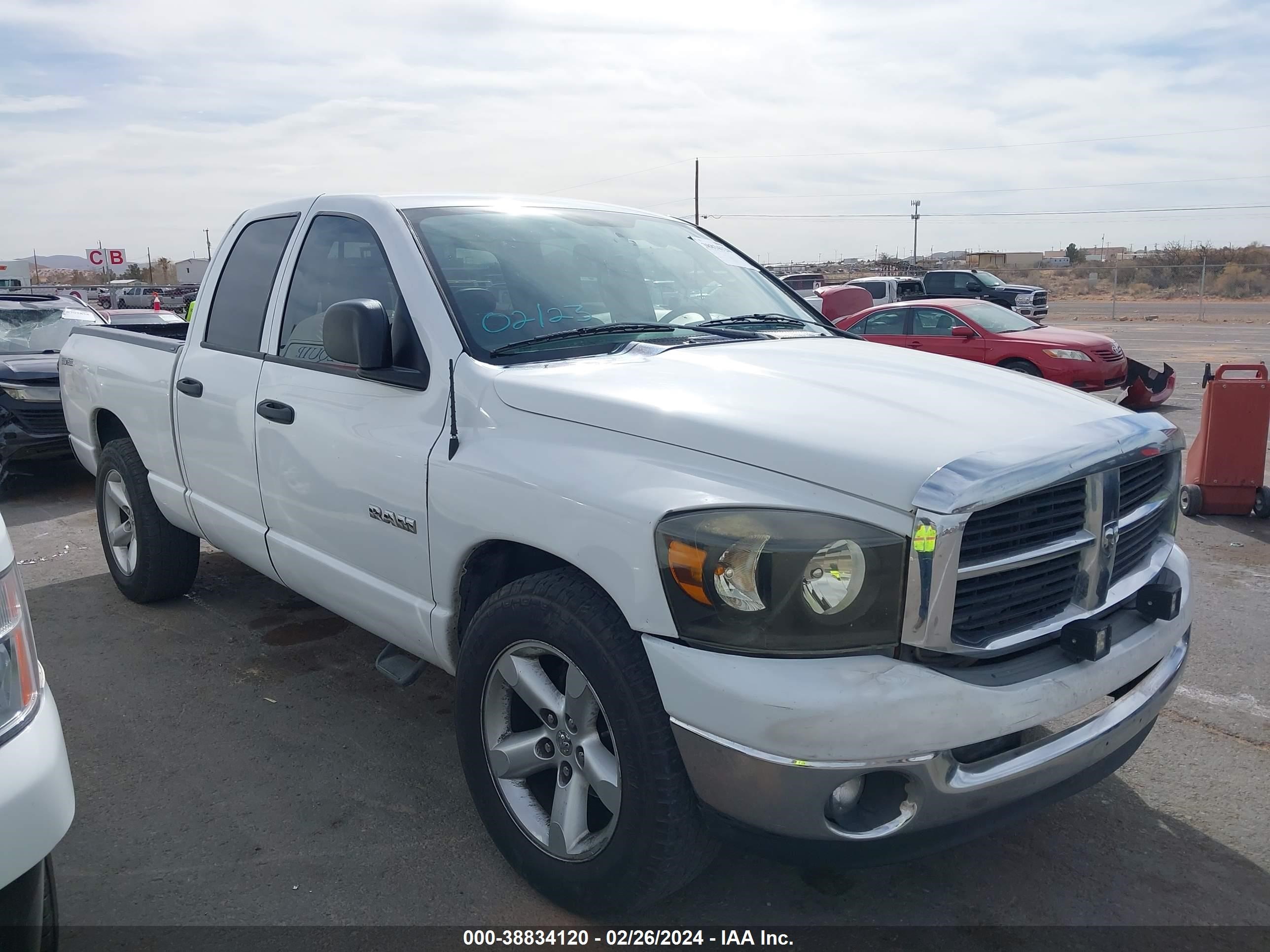 DODGE RAM 2008 1d7ha18n98j230007