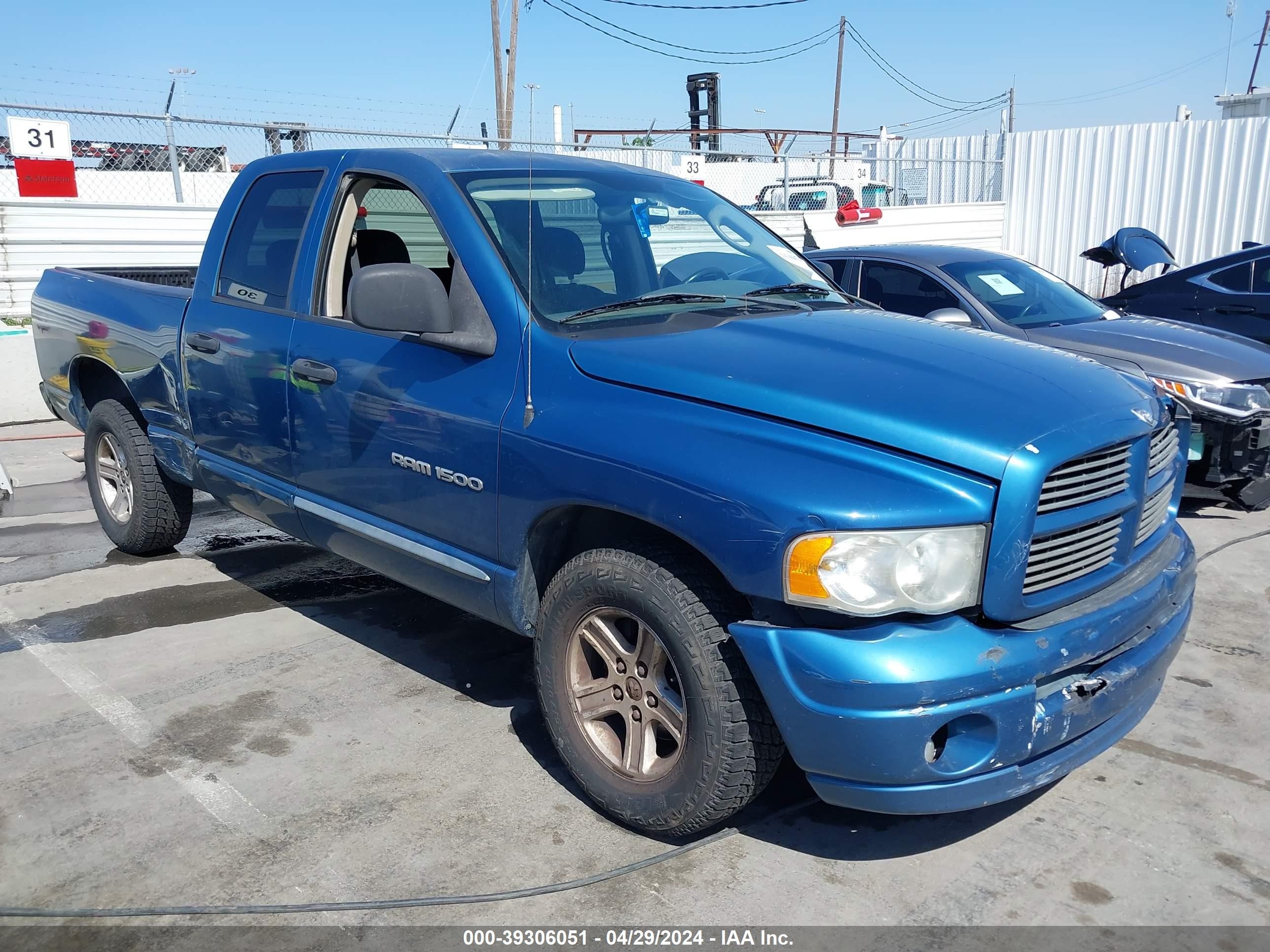 DODGE RAM 2005 1d7ha18nx5s350758