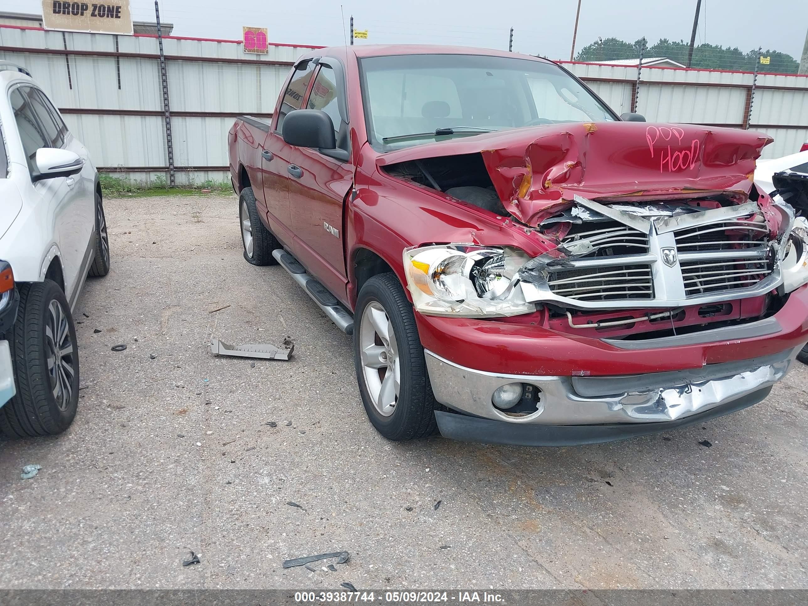 DODGE RAM 2008 1d7ha18nx8s520556