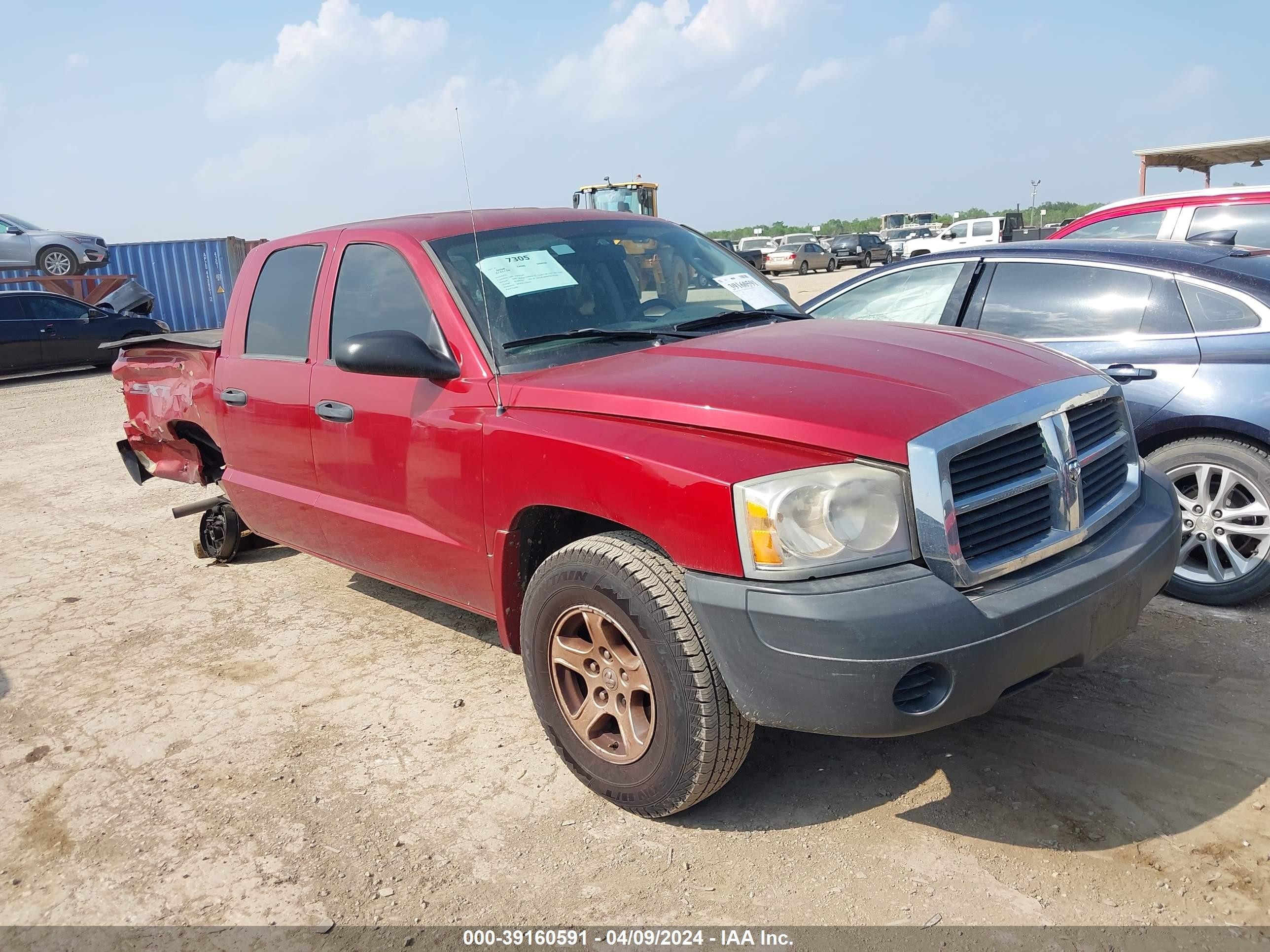 DODGE DAKOTA 2007 1d7he28k67s179249