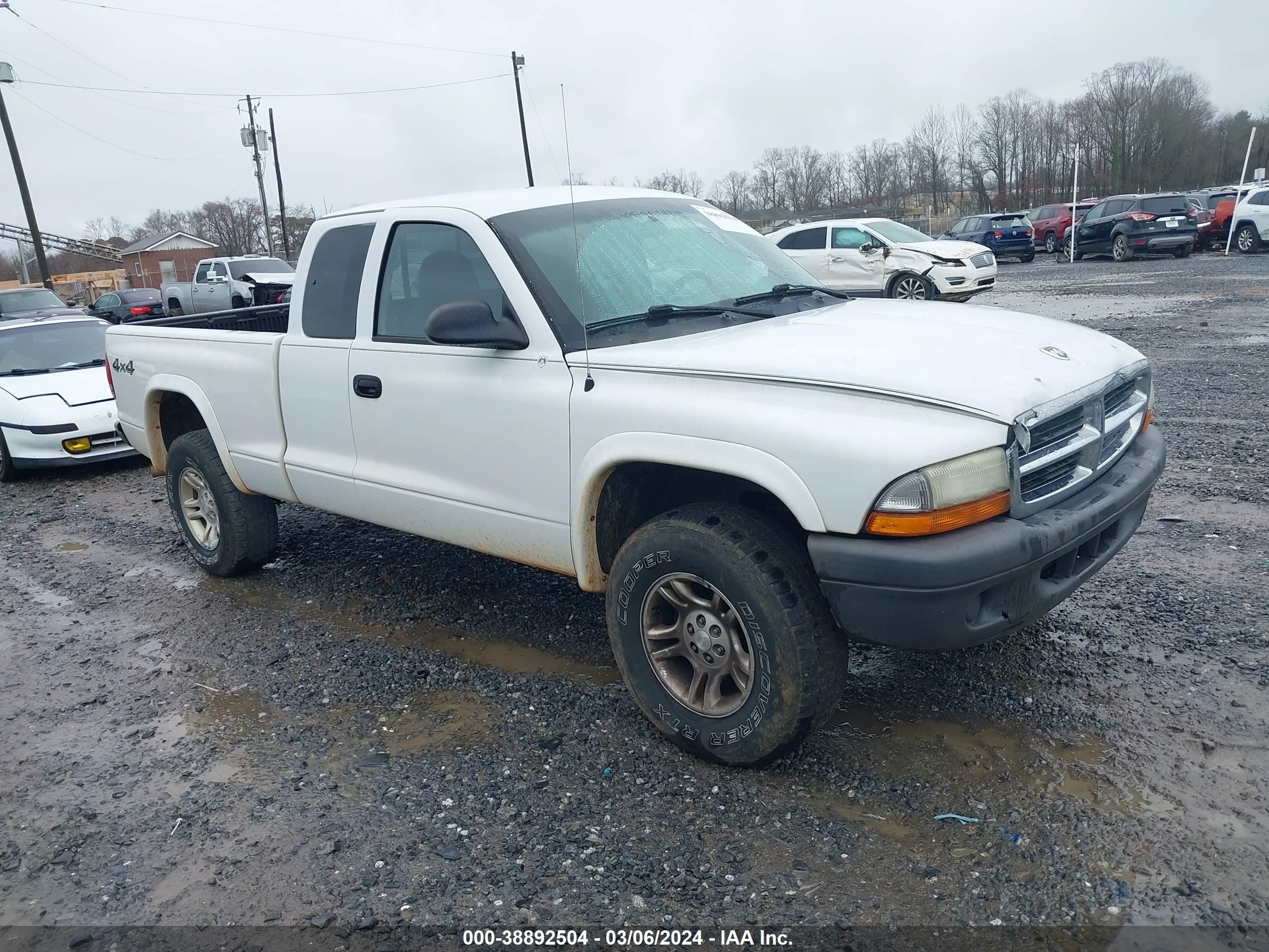 DODGE DAKOTA 2004 1d7hg12k44s622779