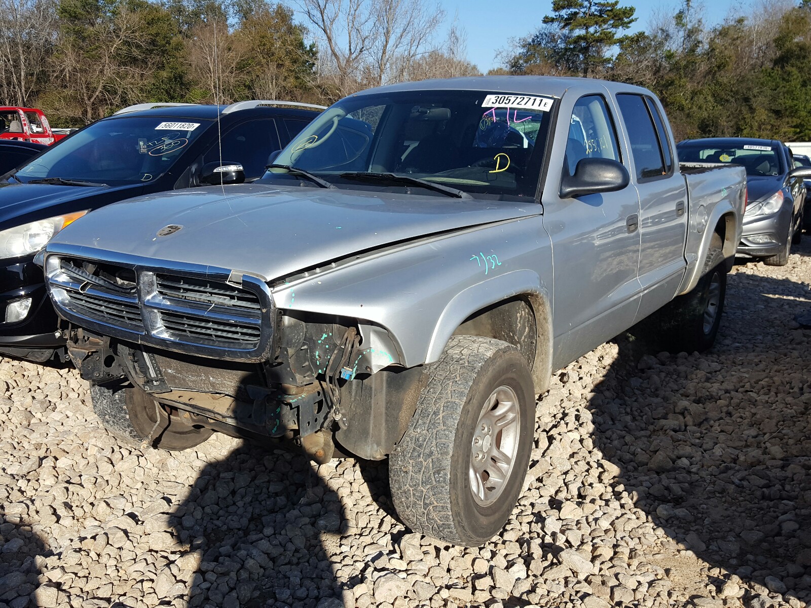 DODGE DAKOTA QUA 2004 1d7hg38k84s689145