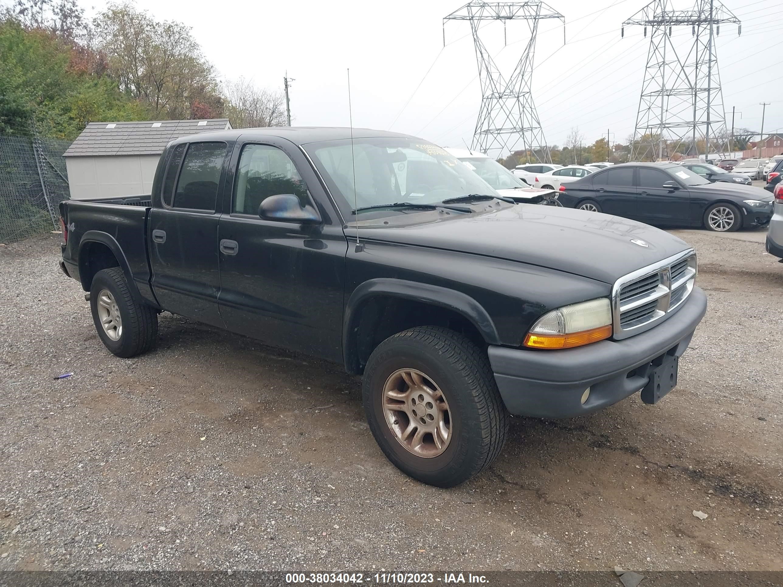 DODGE DAKOTA 2004 1d7hg38kx4s559075