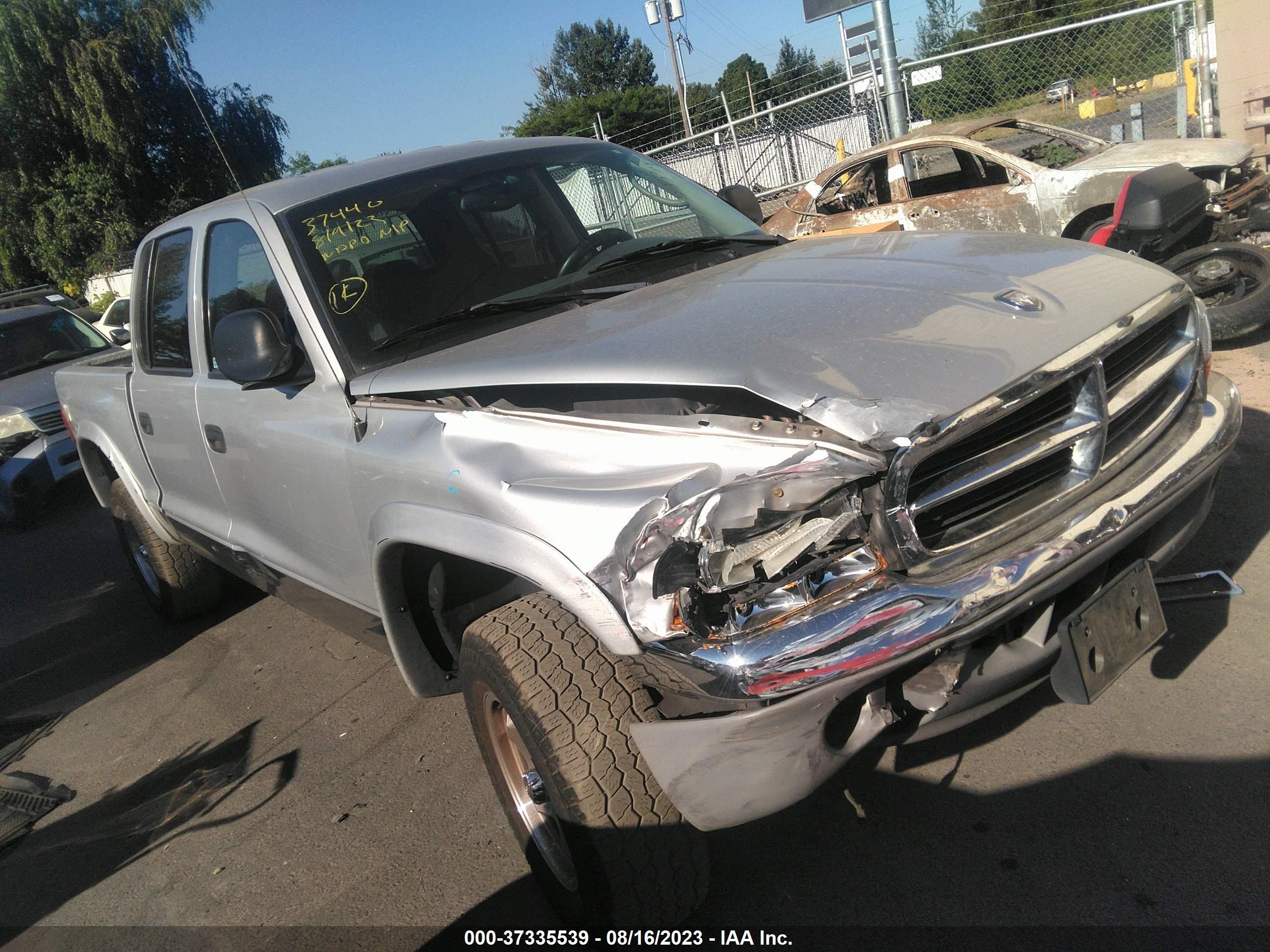 DODGE DAKOTA 2003 1d7hg48n13s185602