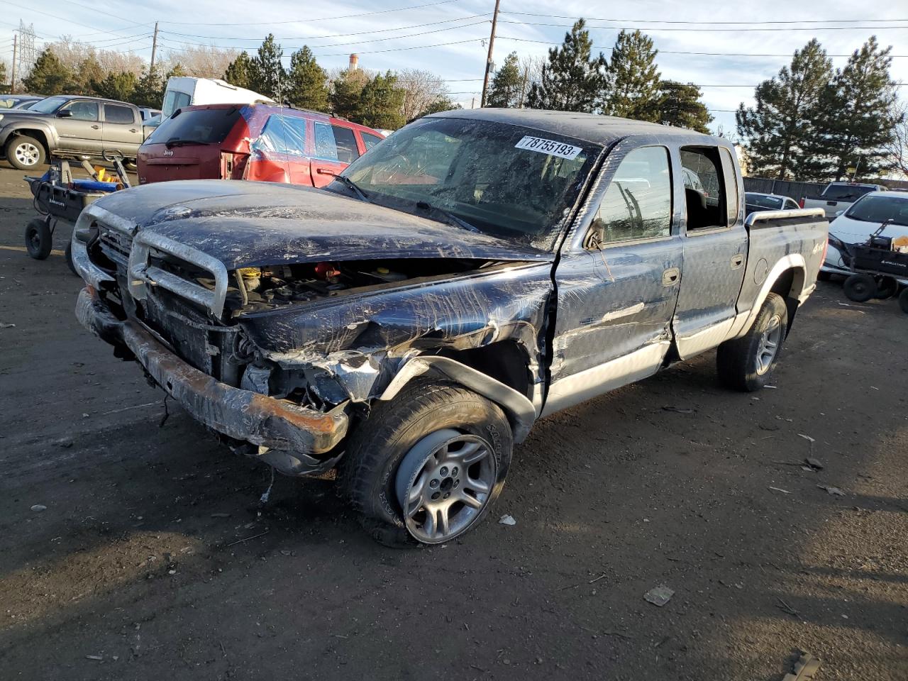 DODGE DAKOTA 2004 1d7hg48n14s691383