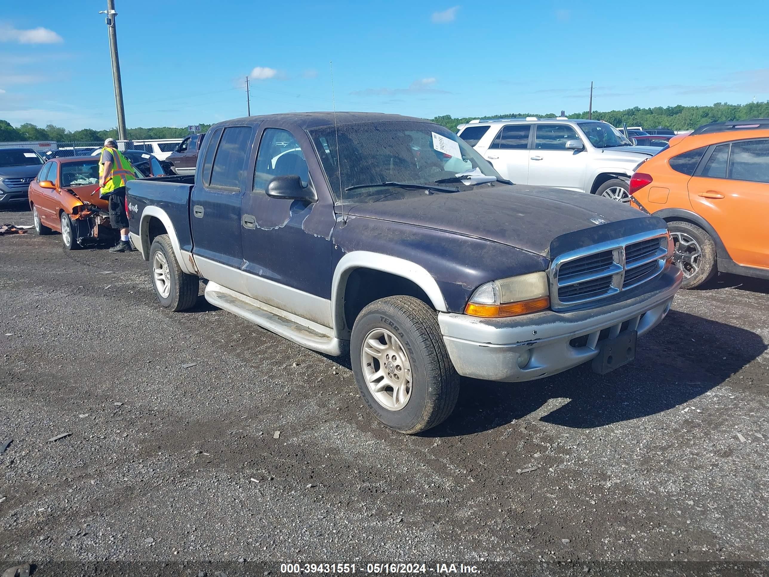 DODGE DAKOTA 2003 1d7hg48n83s324883