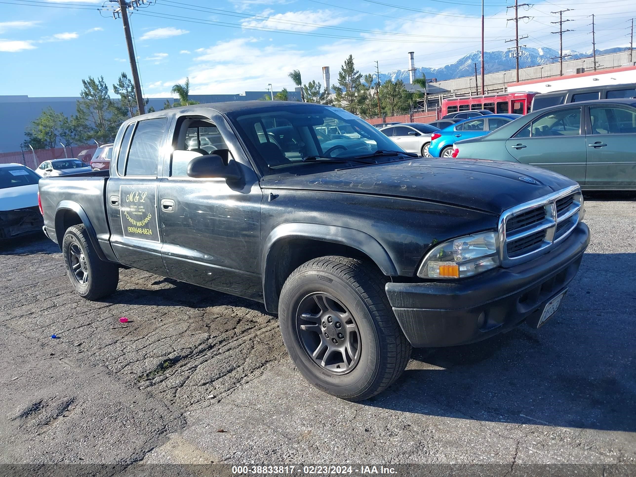 DODGE DAKOTA 2003 1d7hl38n03s184589