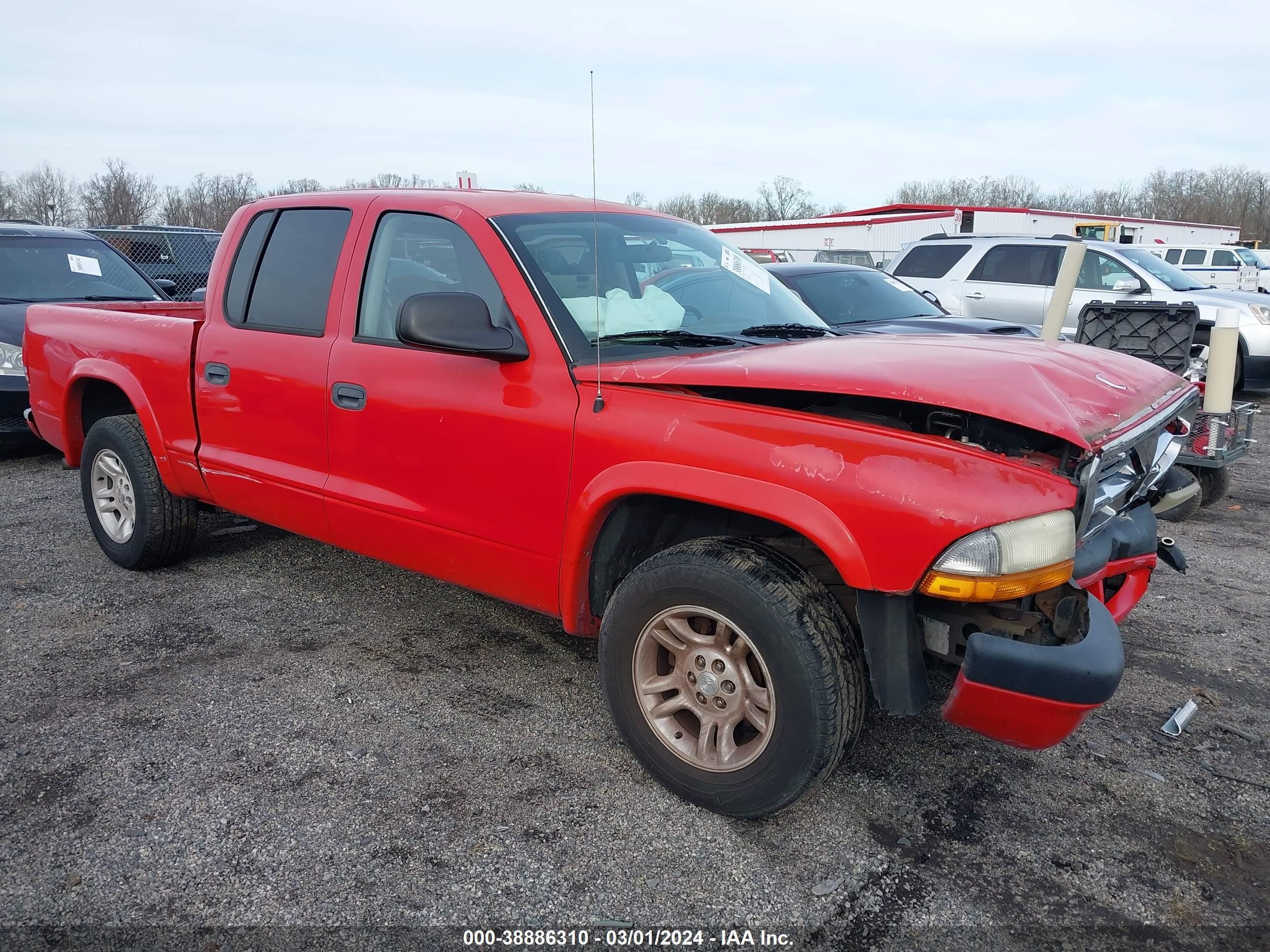 DODGE DAKOTA 2004 1d7hl38n24s688241