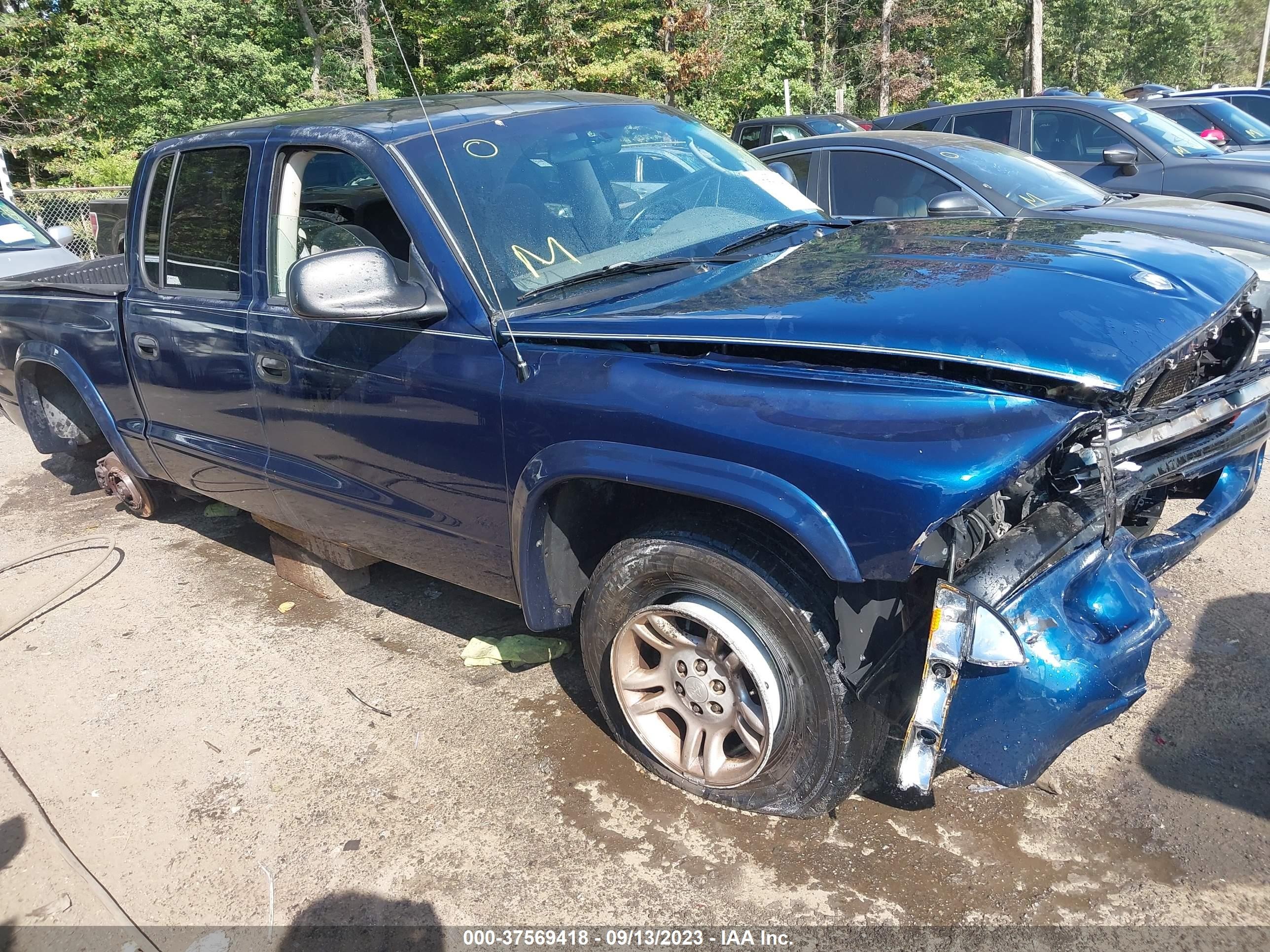 DODGE DAKOTA 2003 1d7hl38x13s110552