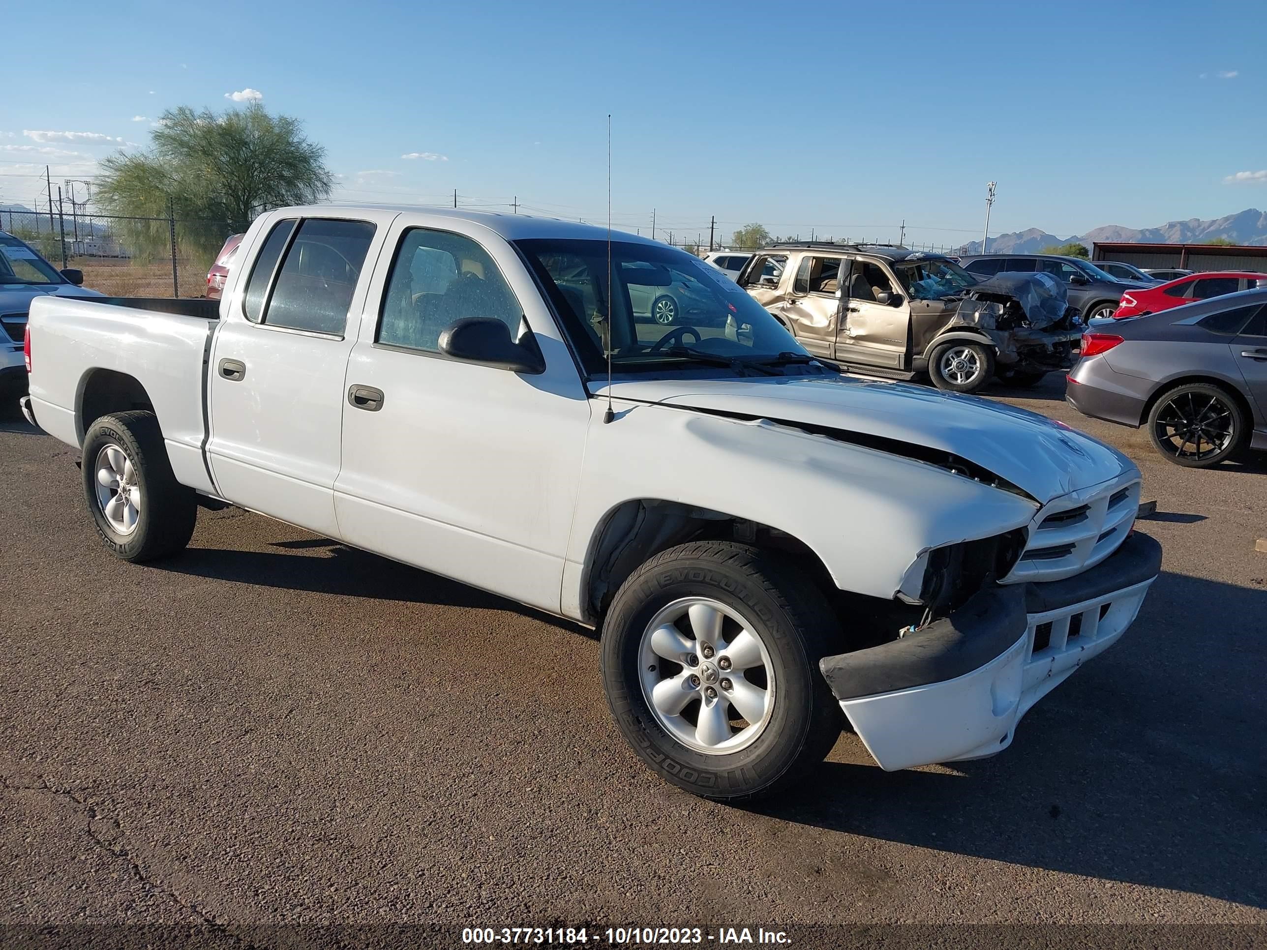 DODGE DAKOTA 2003 1d7hl38x53s219970