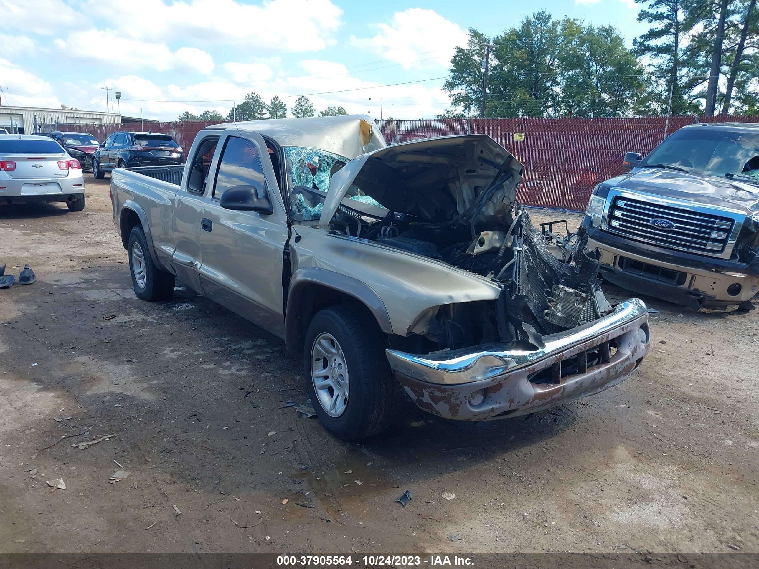 DODGE DAKOTA 2003 1d7hl42x03s138504